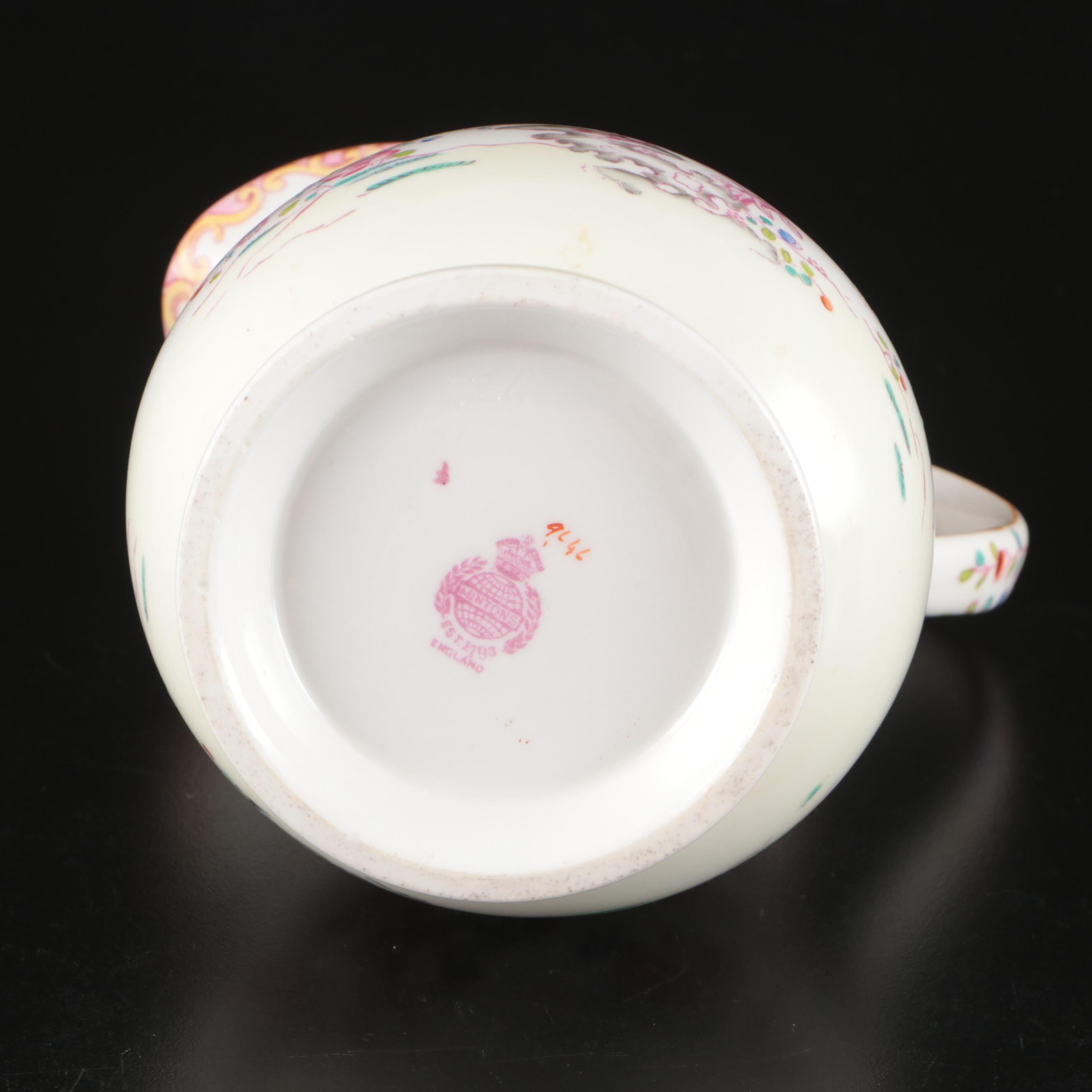 Tuscan Bone China with Minton Porcelain Chinoiserie Teaware