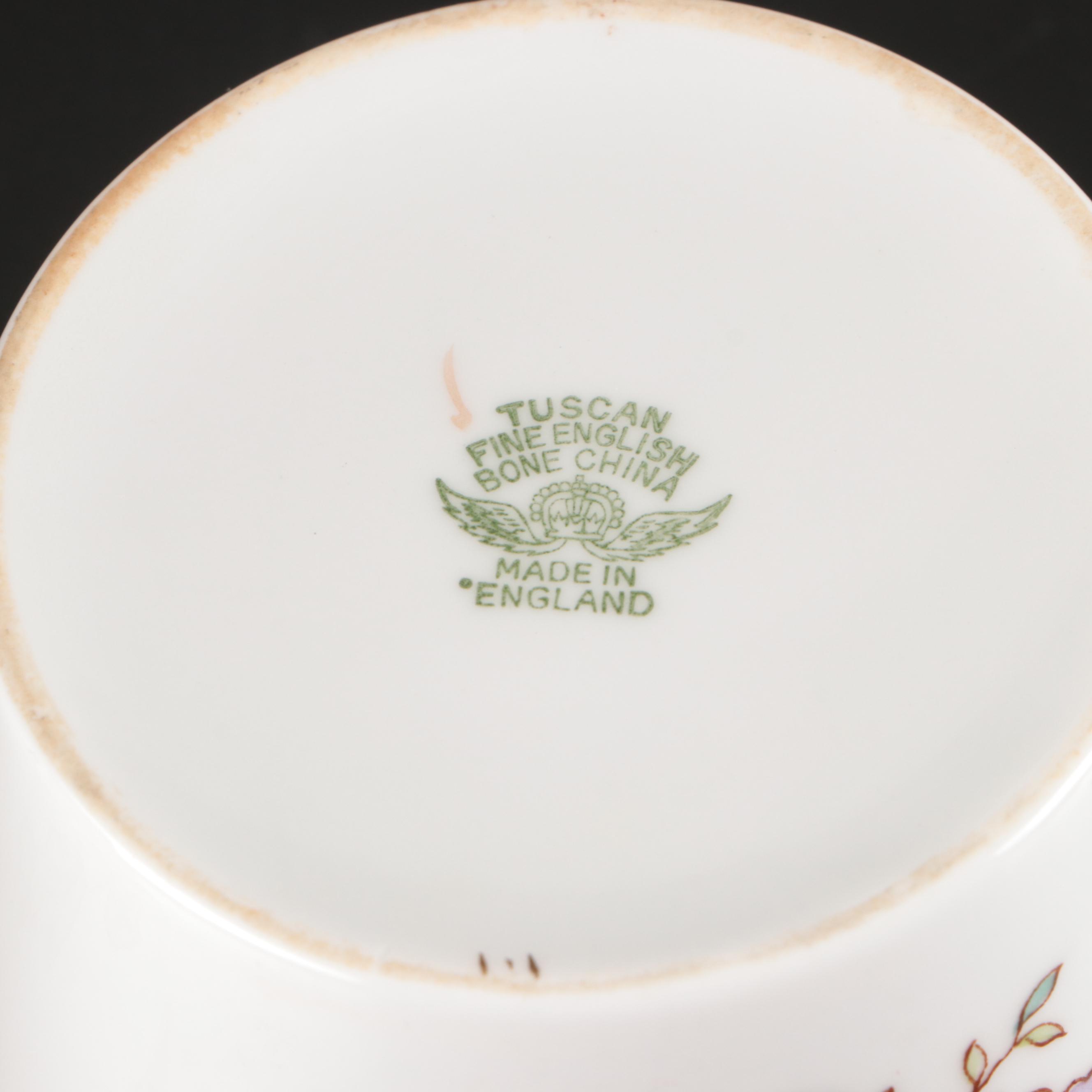Tuscan Bone China with Minton Porcelain Chinoiserie Teaware