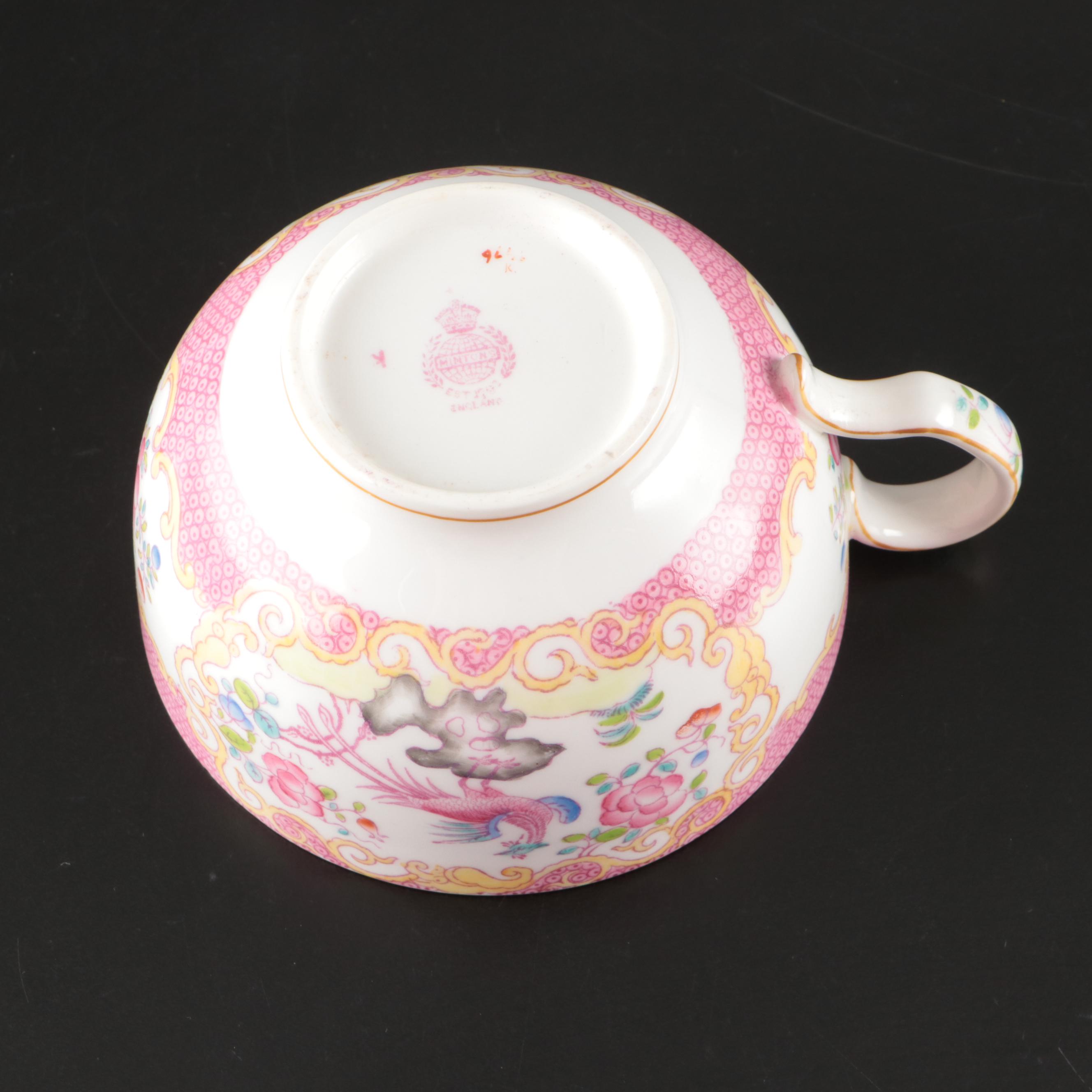 Tuscan Bone China with Minton Porcelain Chinoiserie Teaware