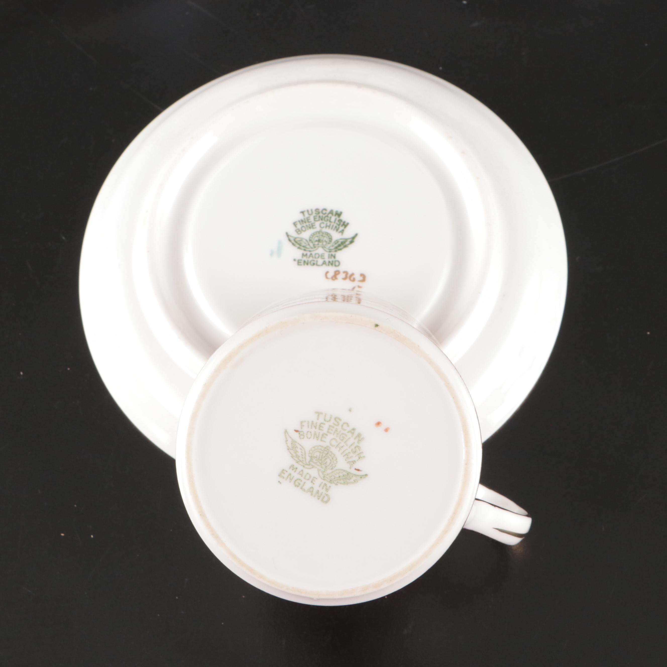 Tuscan Bone China with Minton Porcelain Chinoiserie Teaware