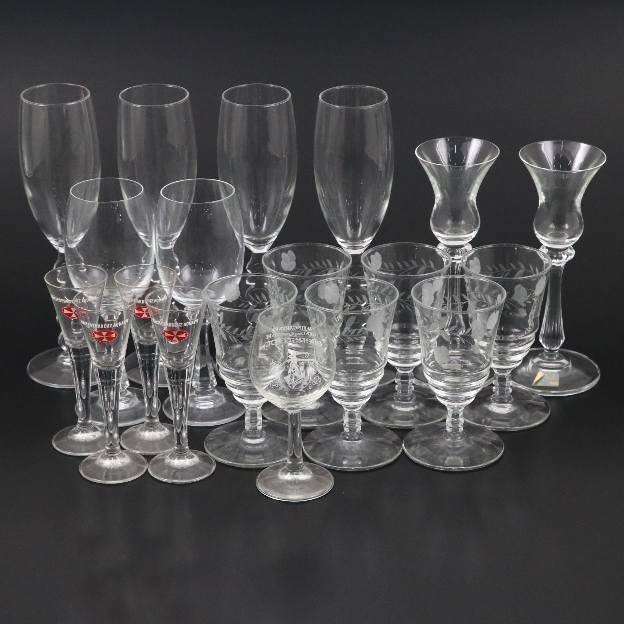 Mikasa, Towle, Rock Sharpe and Other Glass Stemware