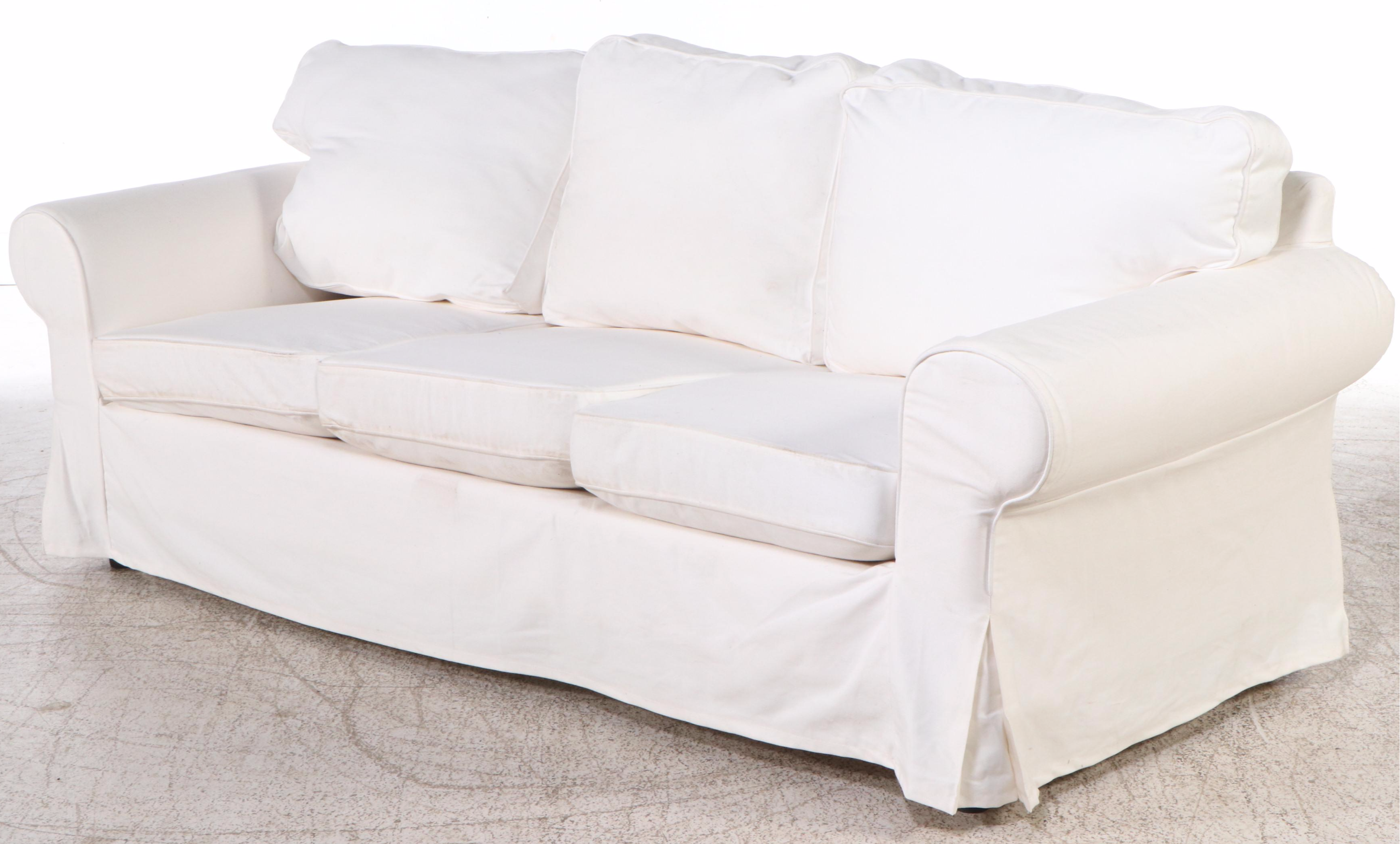 Contemporary Roll Arm Sofa