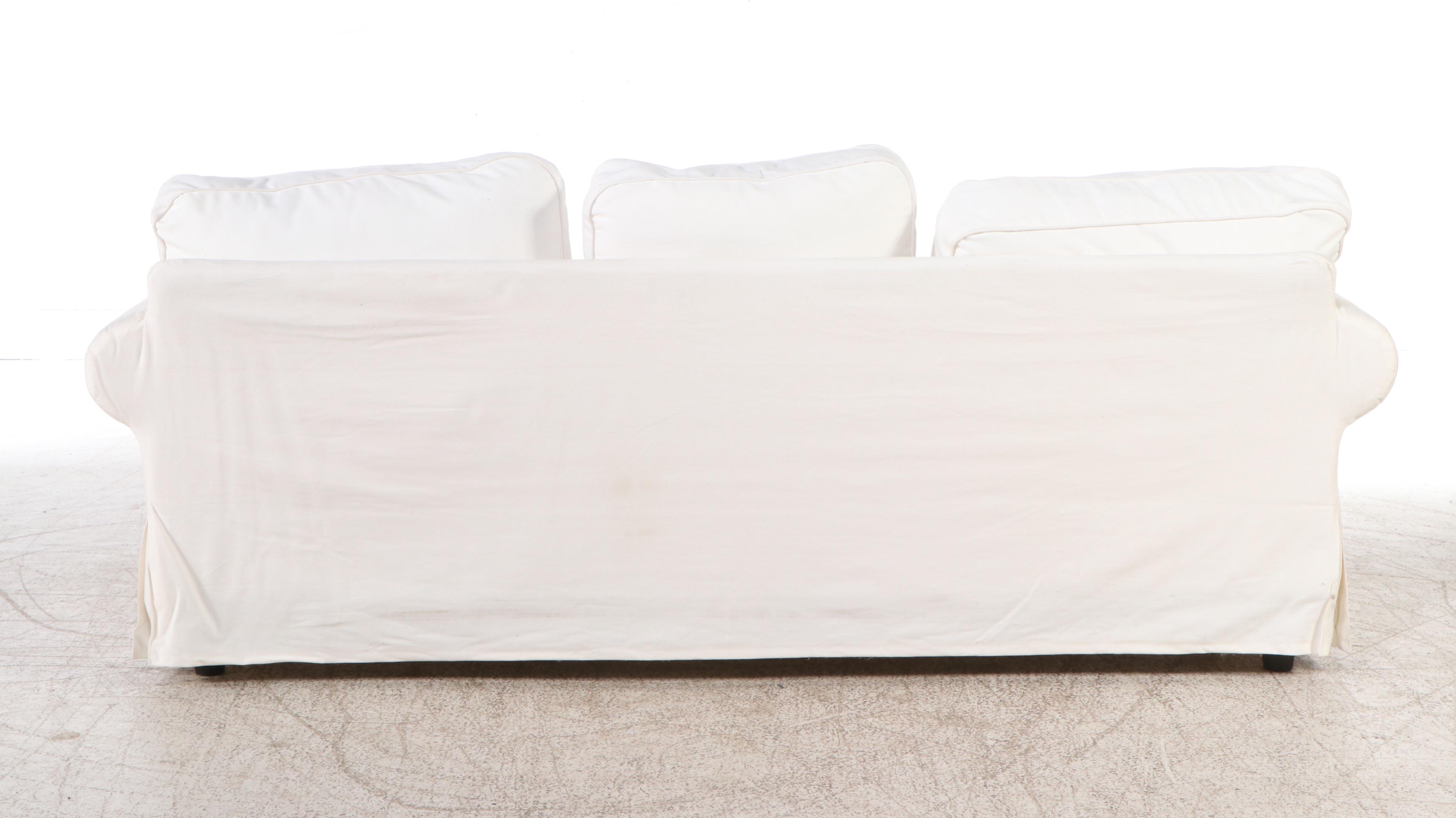 Contemporary Roll Arm Sofa