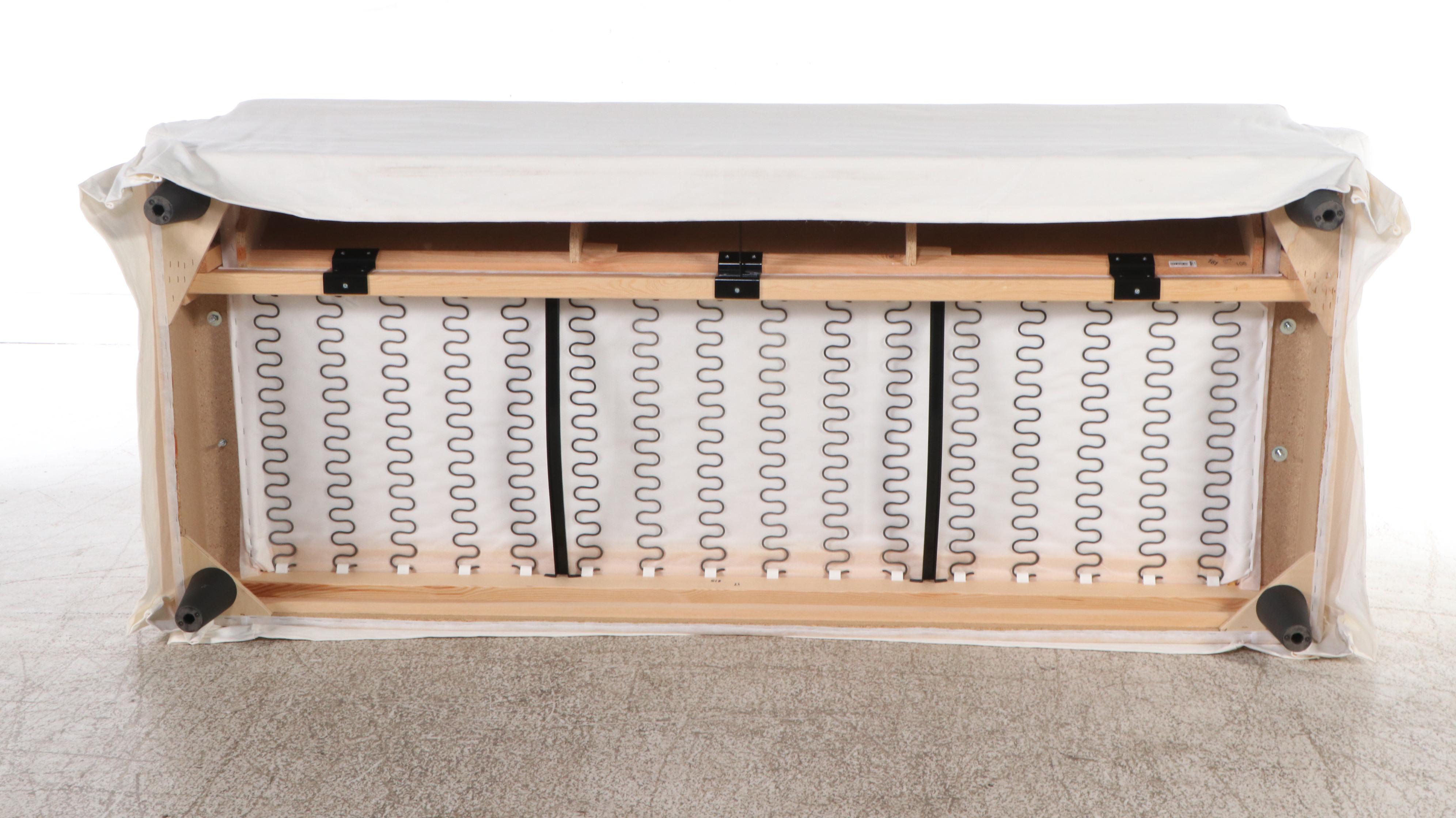 Contemporary Roll Arm Sofa