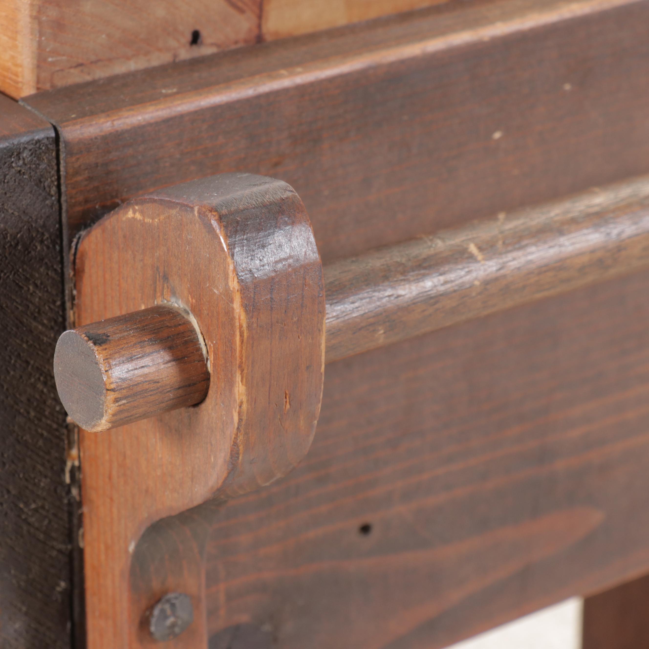 Italian Butcher Block Top Cart, 20th Century