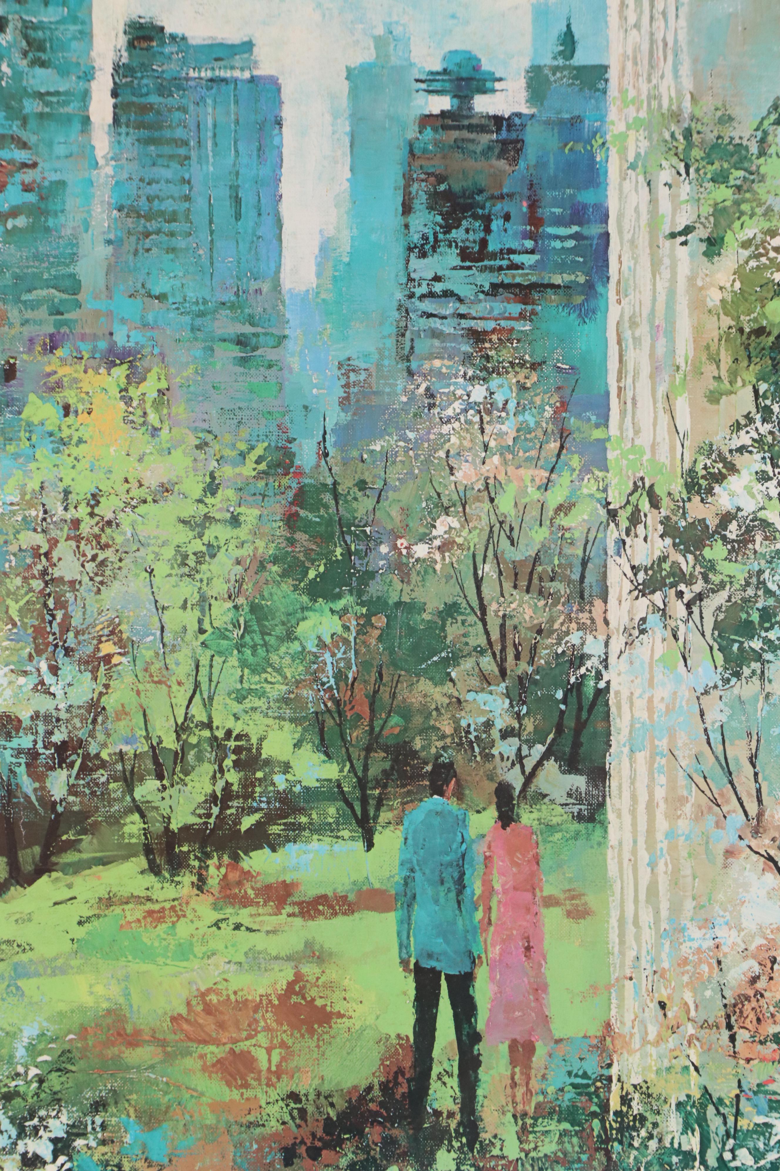 Delta Air Lines Offset Lithograph Poster for Atlanta After Jack Laycox