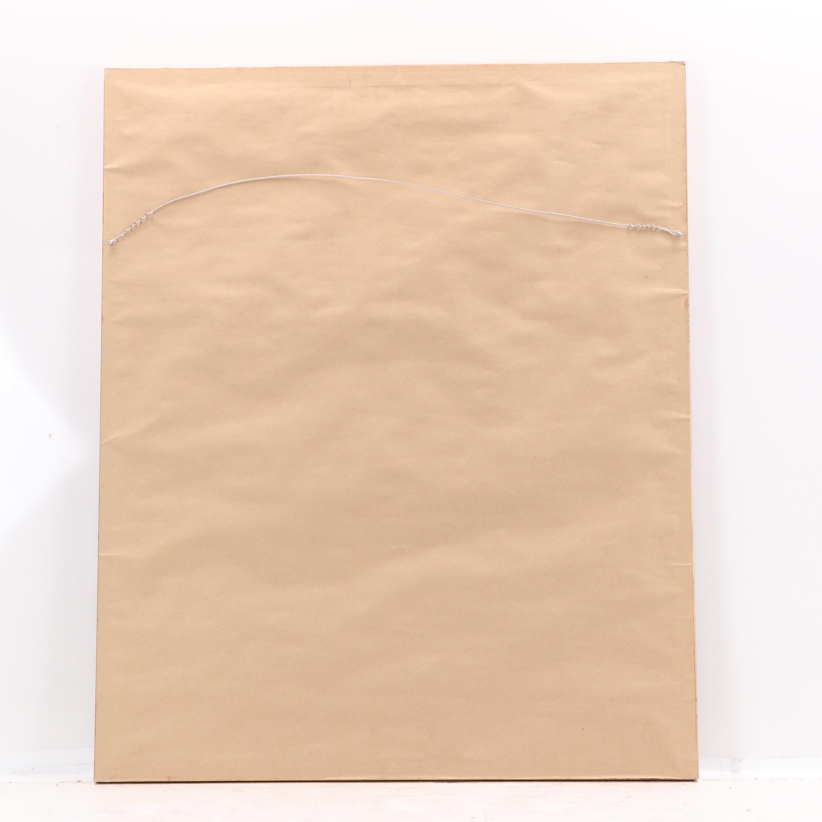 Delta Air Lines Offset Lithograph Poster for Atlanta After Jack Laycox