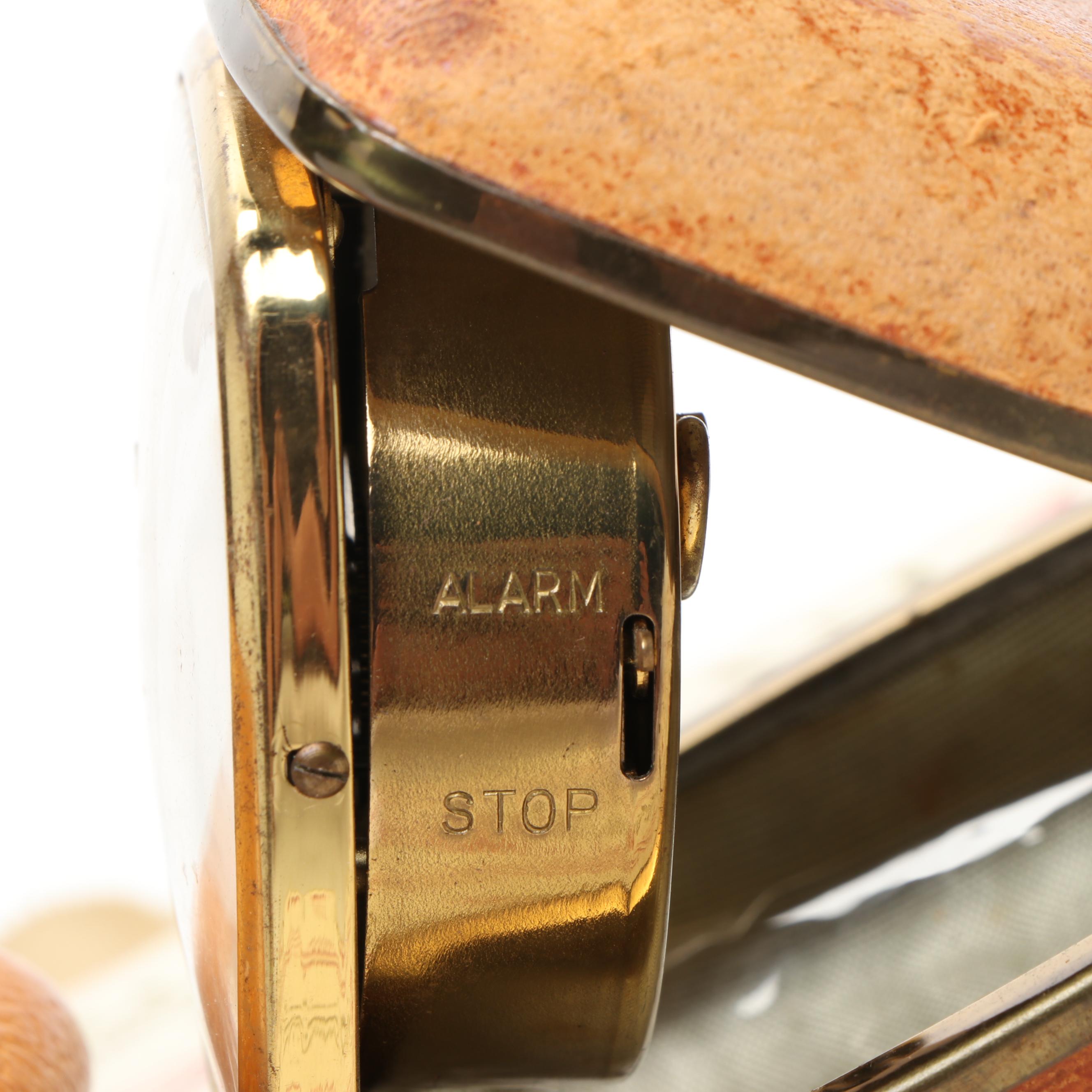 Vintage Travel Alarm Clocks with Grateful Dead Book and Desk Set