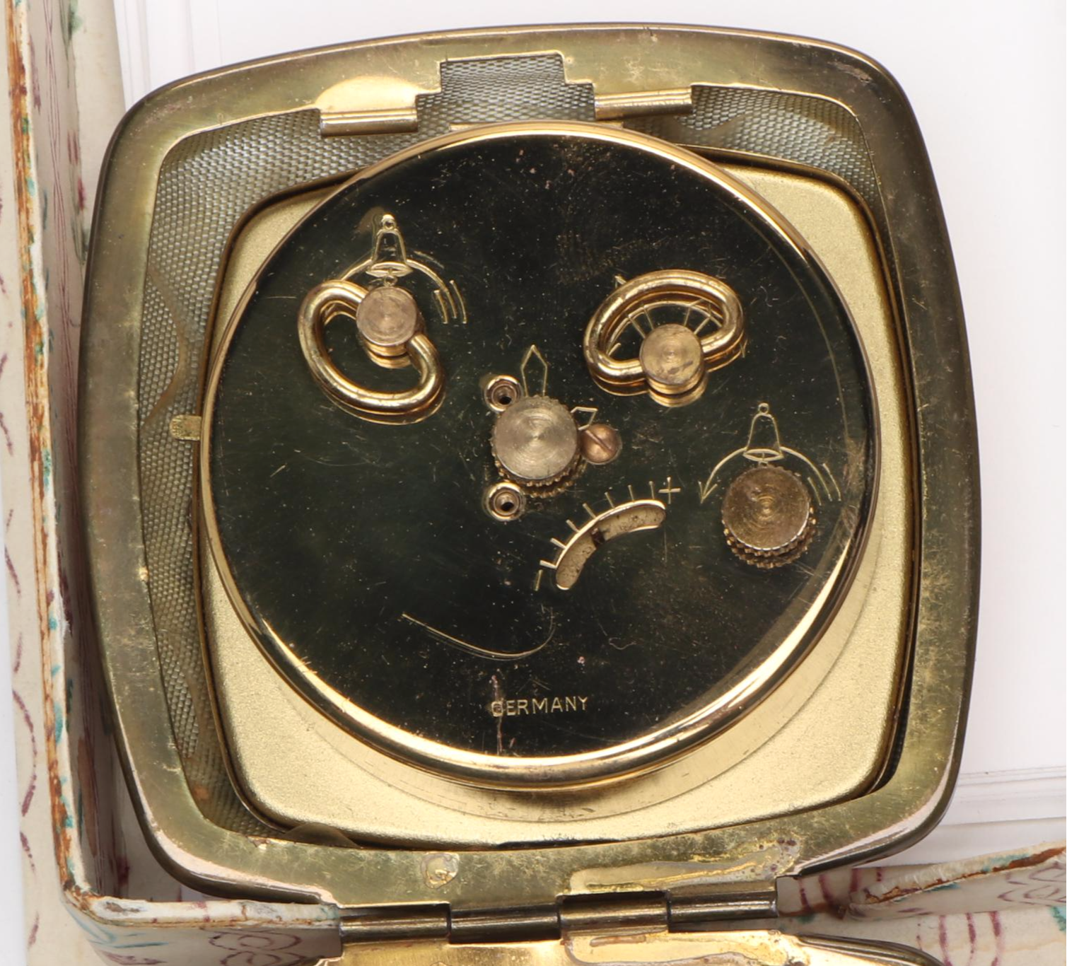 Vintage Travel Alarm Clocks with Grateful Dead Book and Desk Set