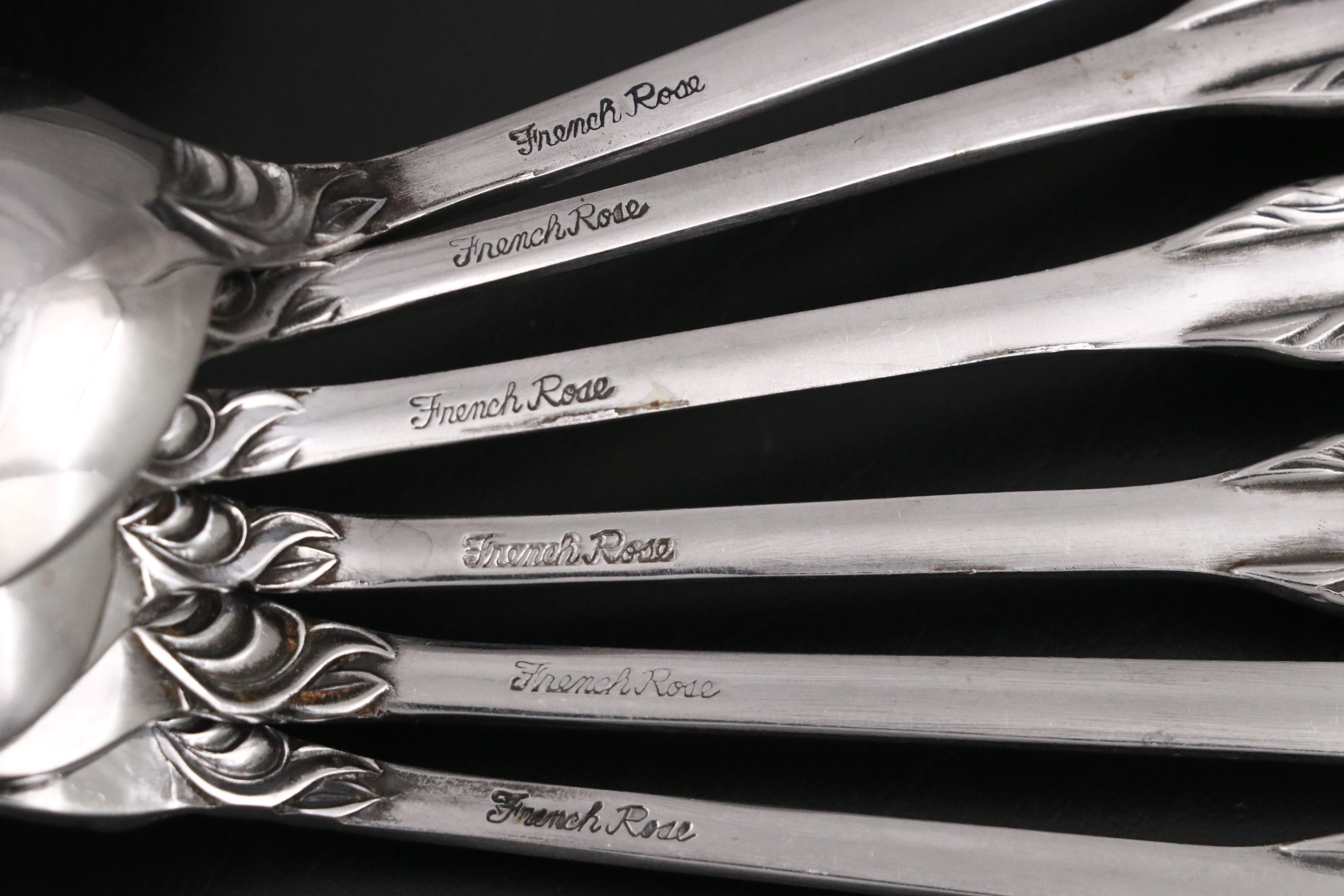 Grand Prix "French Rose" Stainless Steel Flatware
