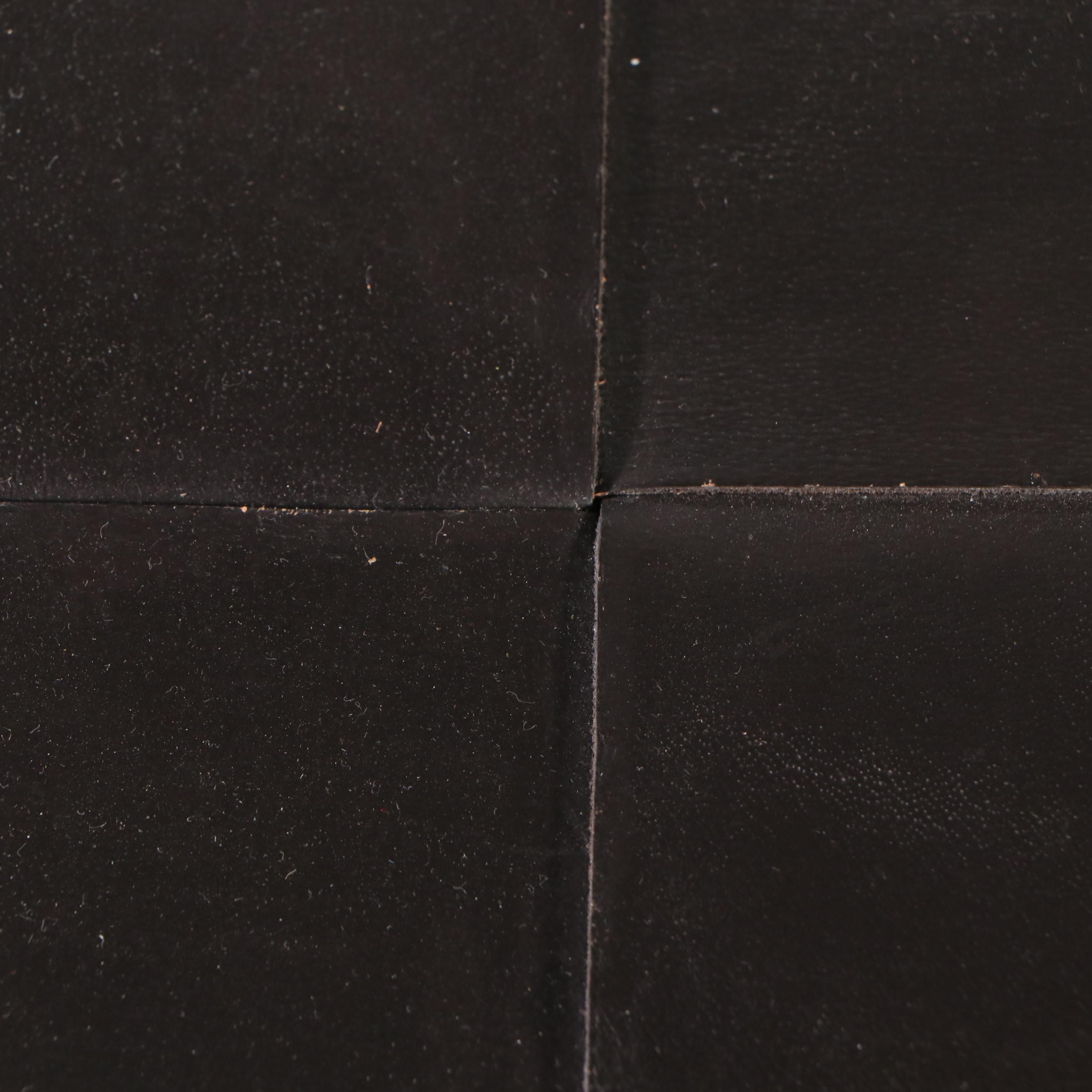 Contemporary Metal Framed Accent Table and Tabletop Wine Rack