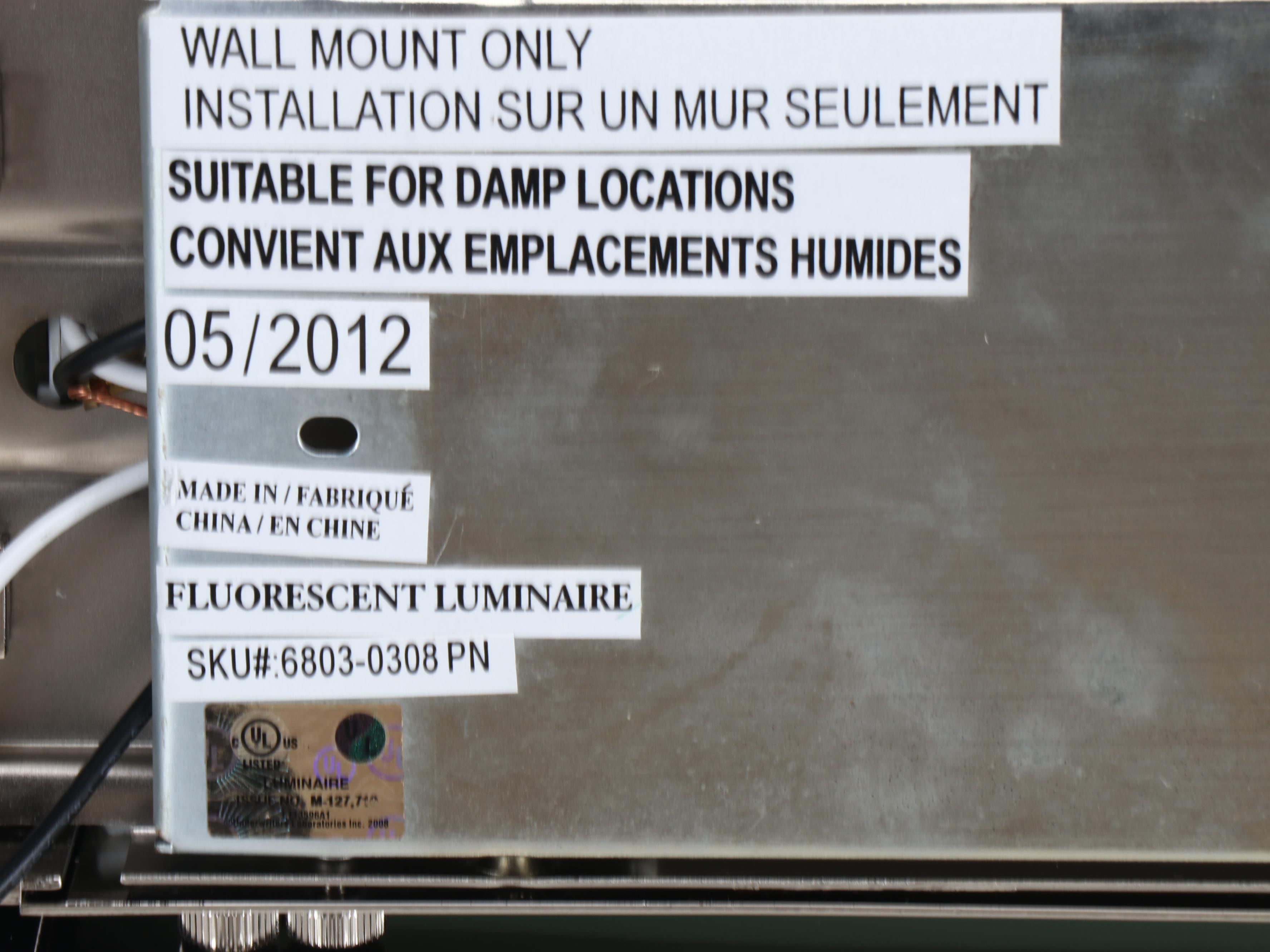 Restoration Hardware Chrome Framed Bathroom Light Fixtures