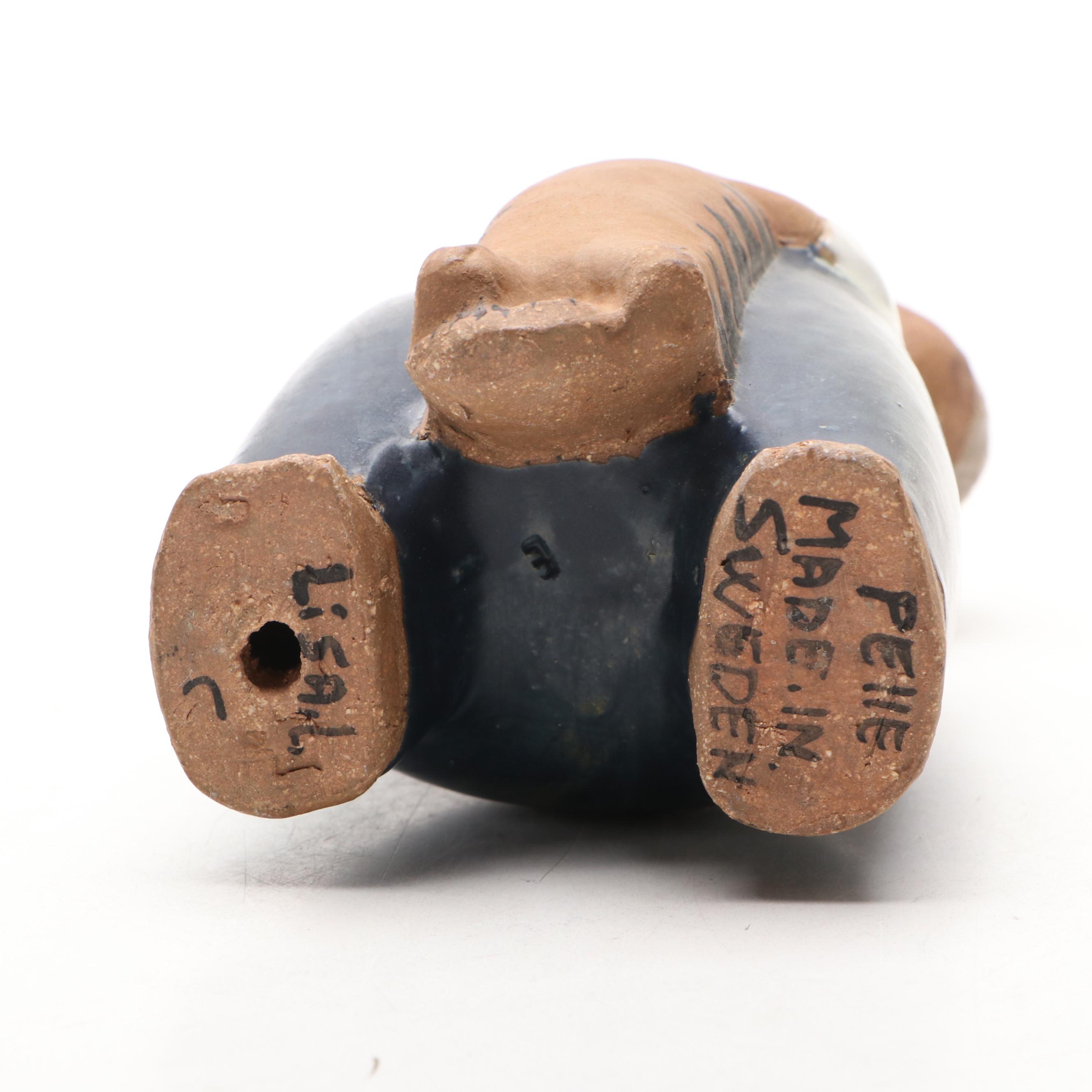 Lisa Larson "Pelle" Art Pottery Figurine, Mid-20th Century