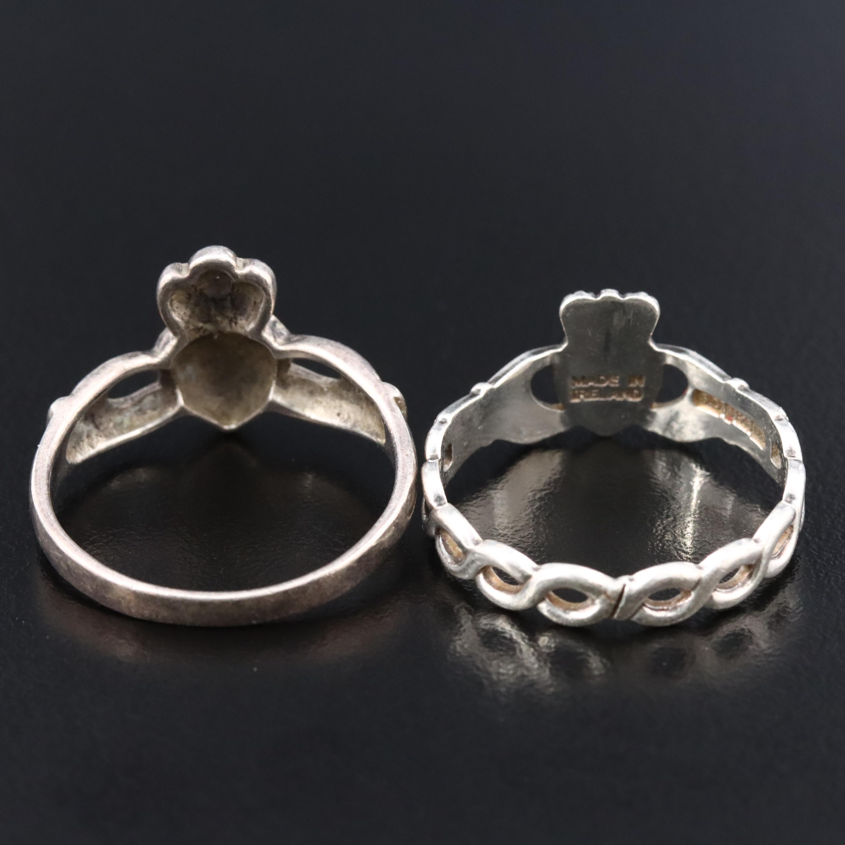 Sterling Claddagh Rings