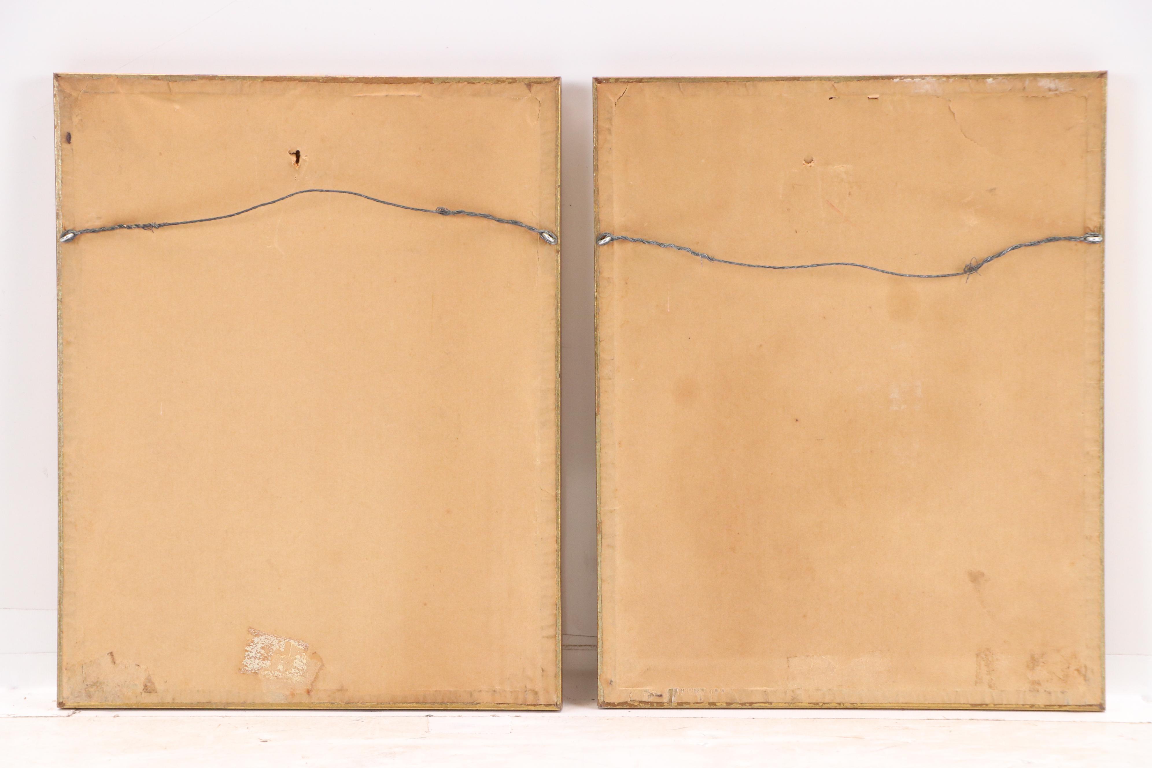 Chinese Feather Craft Collages of Birds