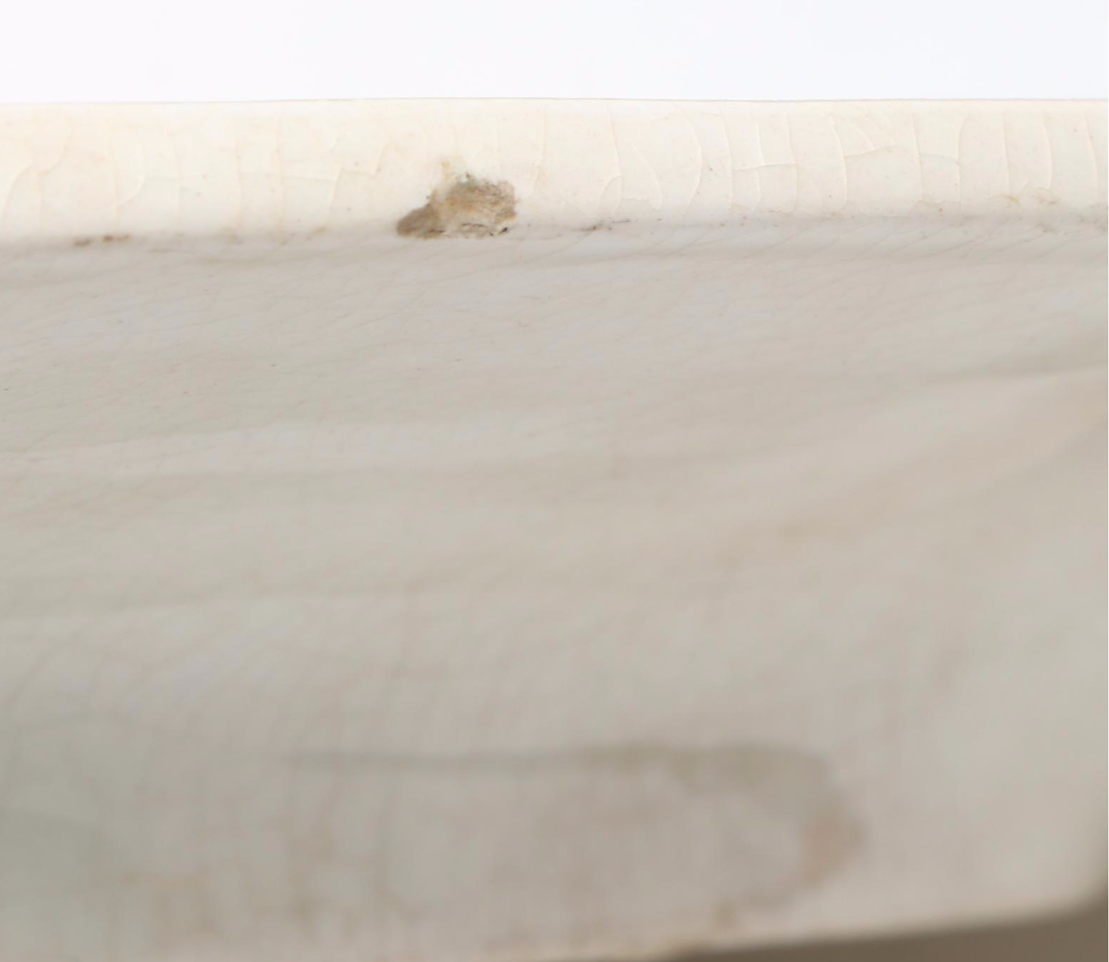 French Majolica Asparagus or Artichoke Plates, 19th Century