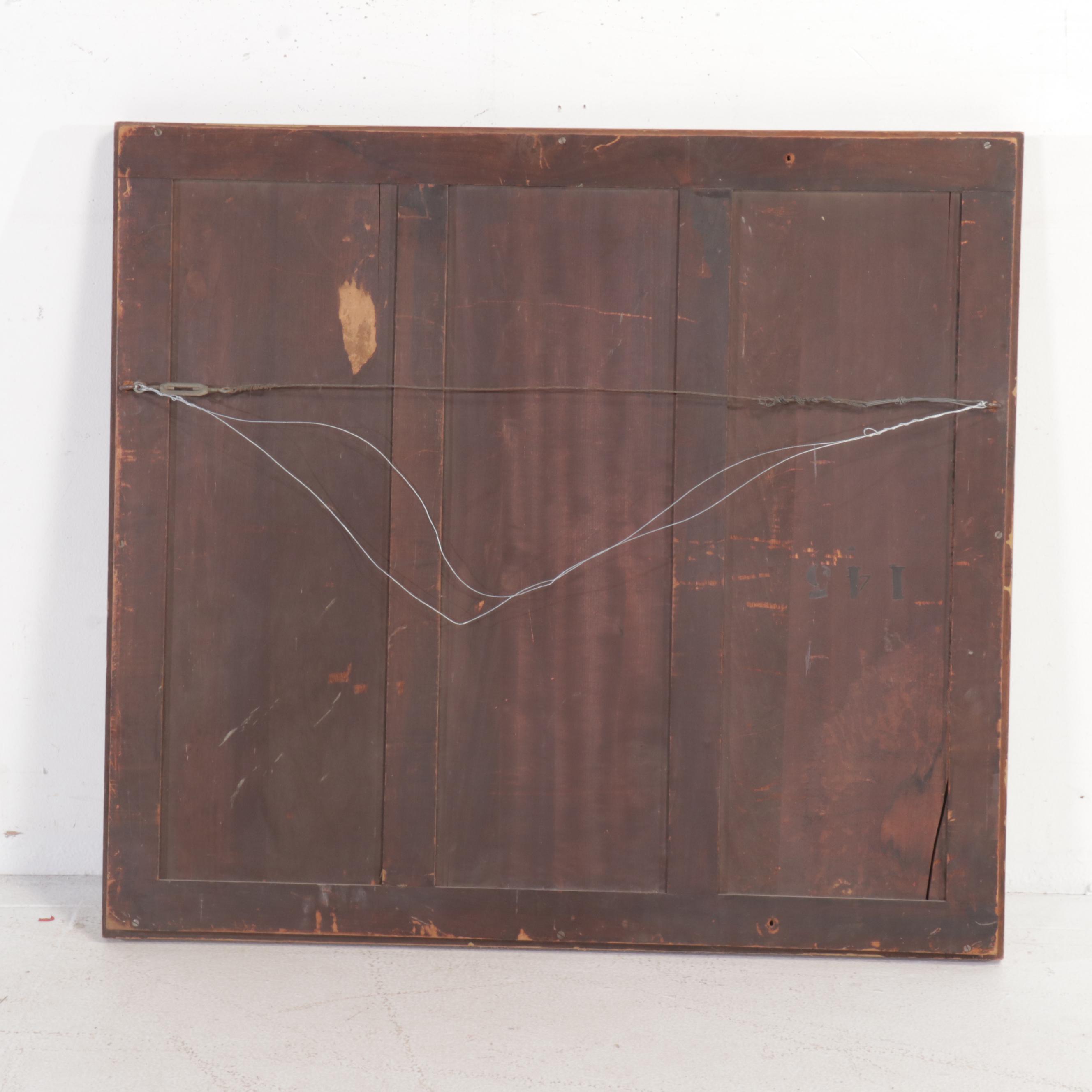 Empire Style Giltwood Framed Wall Mirror, 20th Century