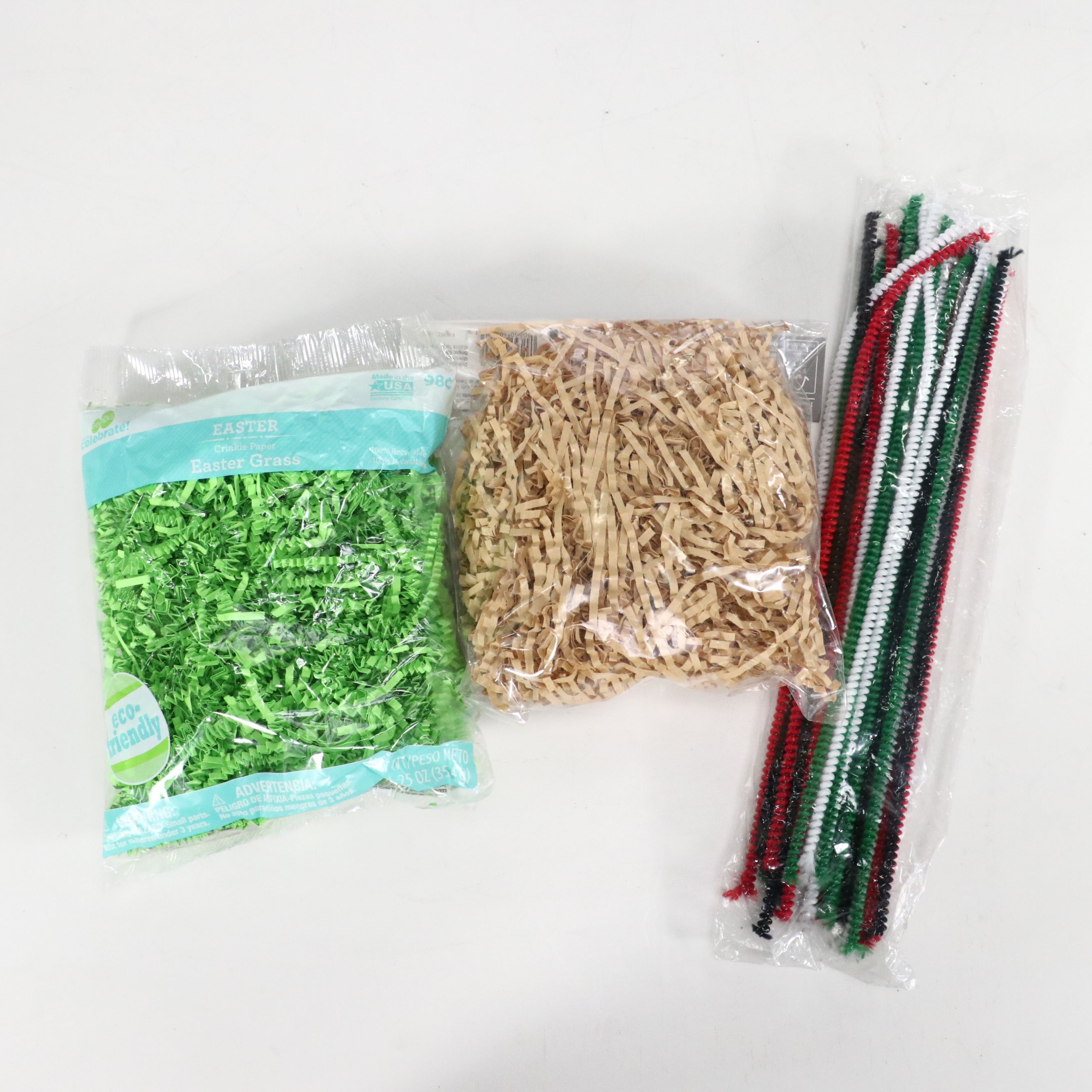 Gift Wrapping Ribbons, Bags and Filling Materials