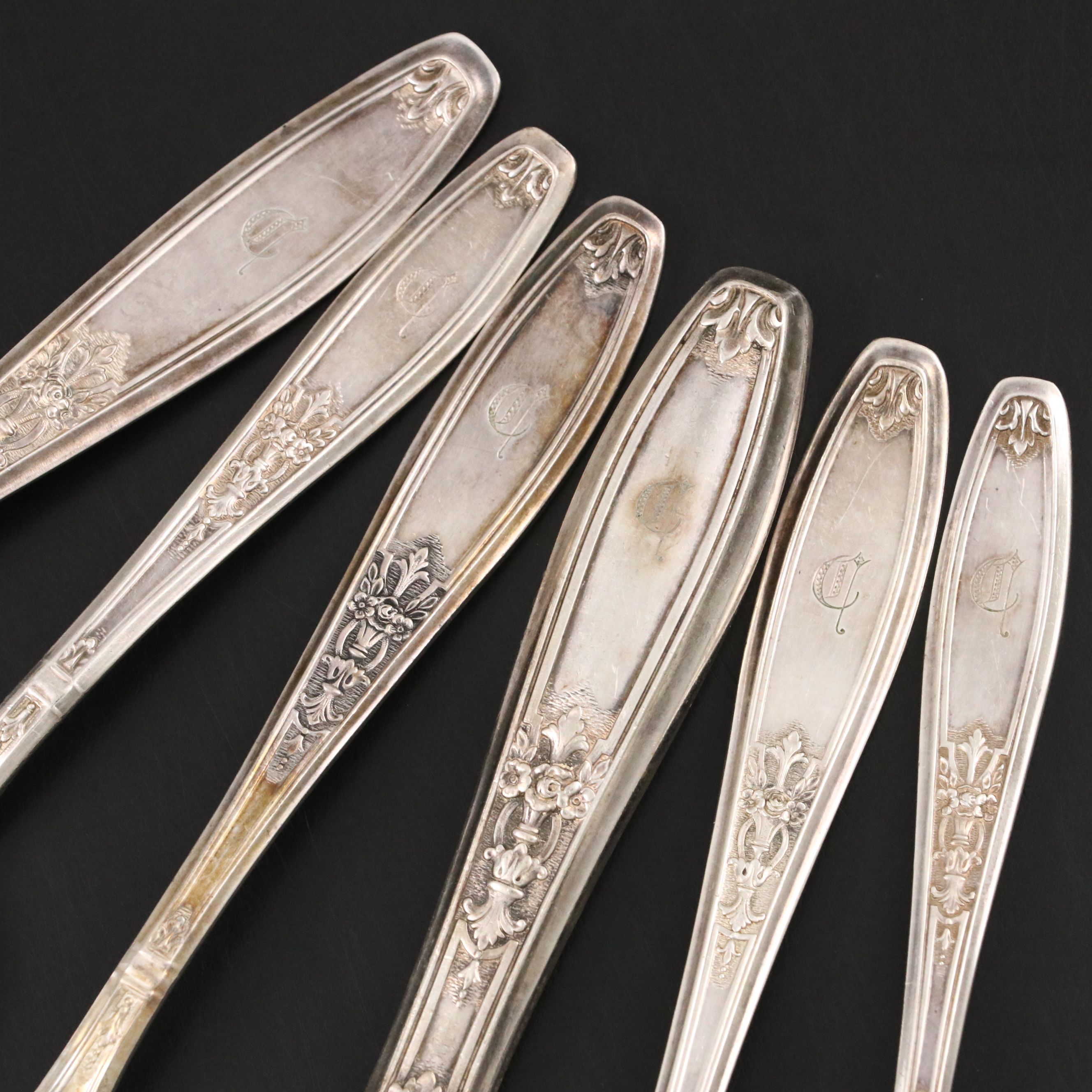 1847 Rogers Bros "Ambassador" Silver Plate Flatware Set