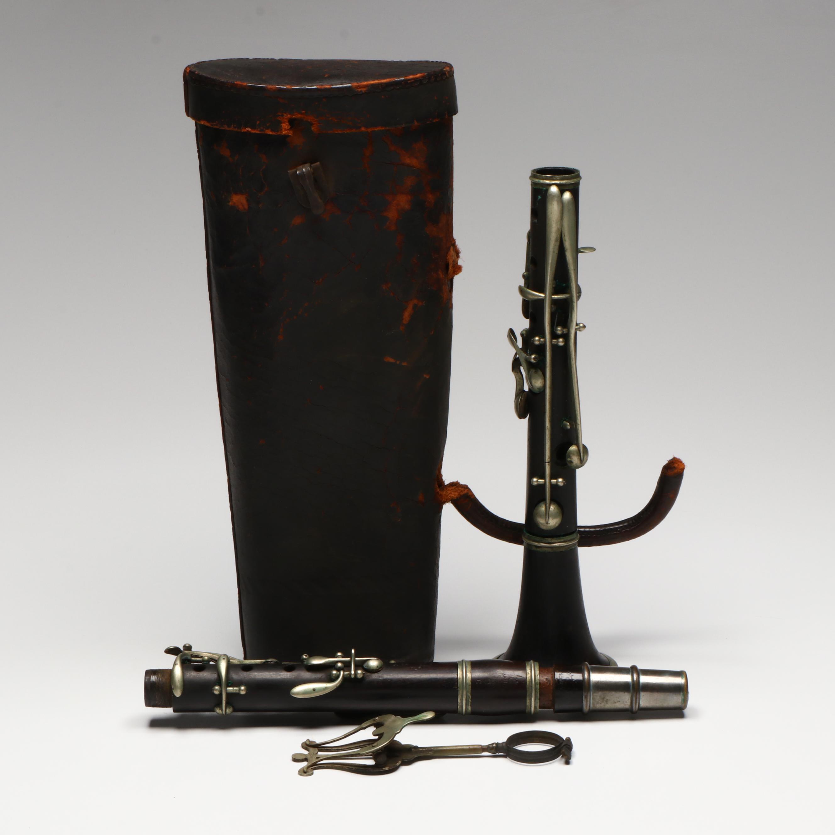 Martin Wood and Metal Clarinet with Leather Case