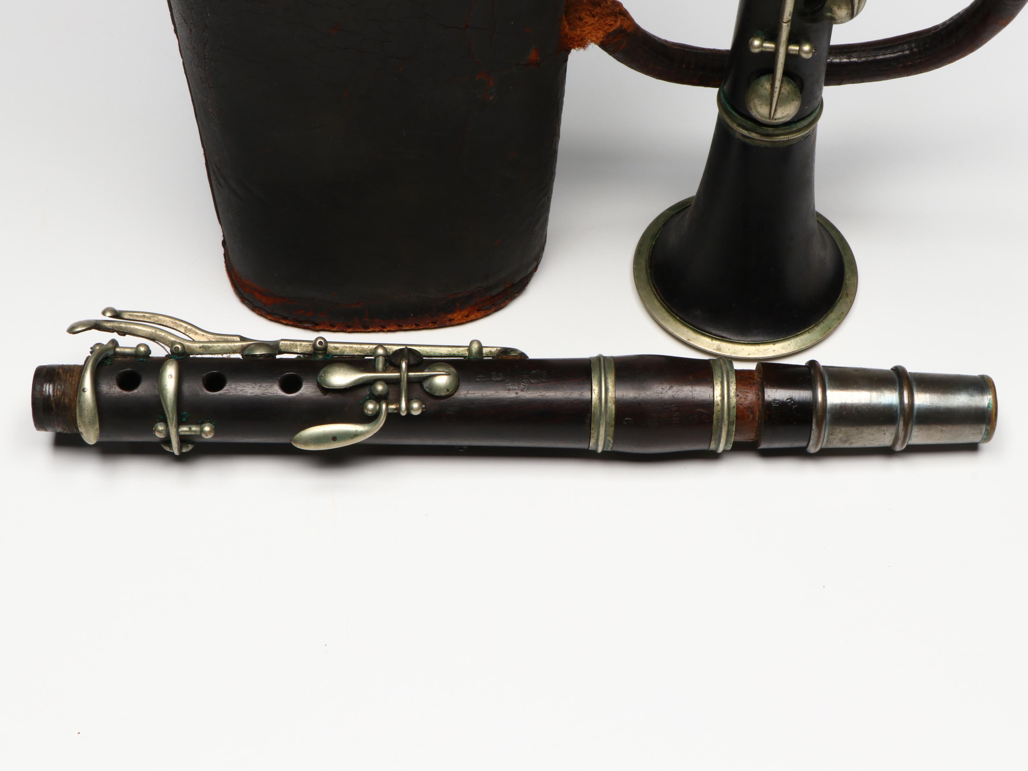 Martin Wood and Metal Clarinet with Leather Case