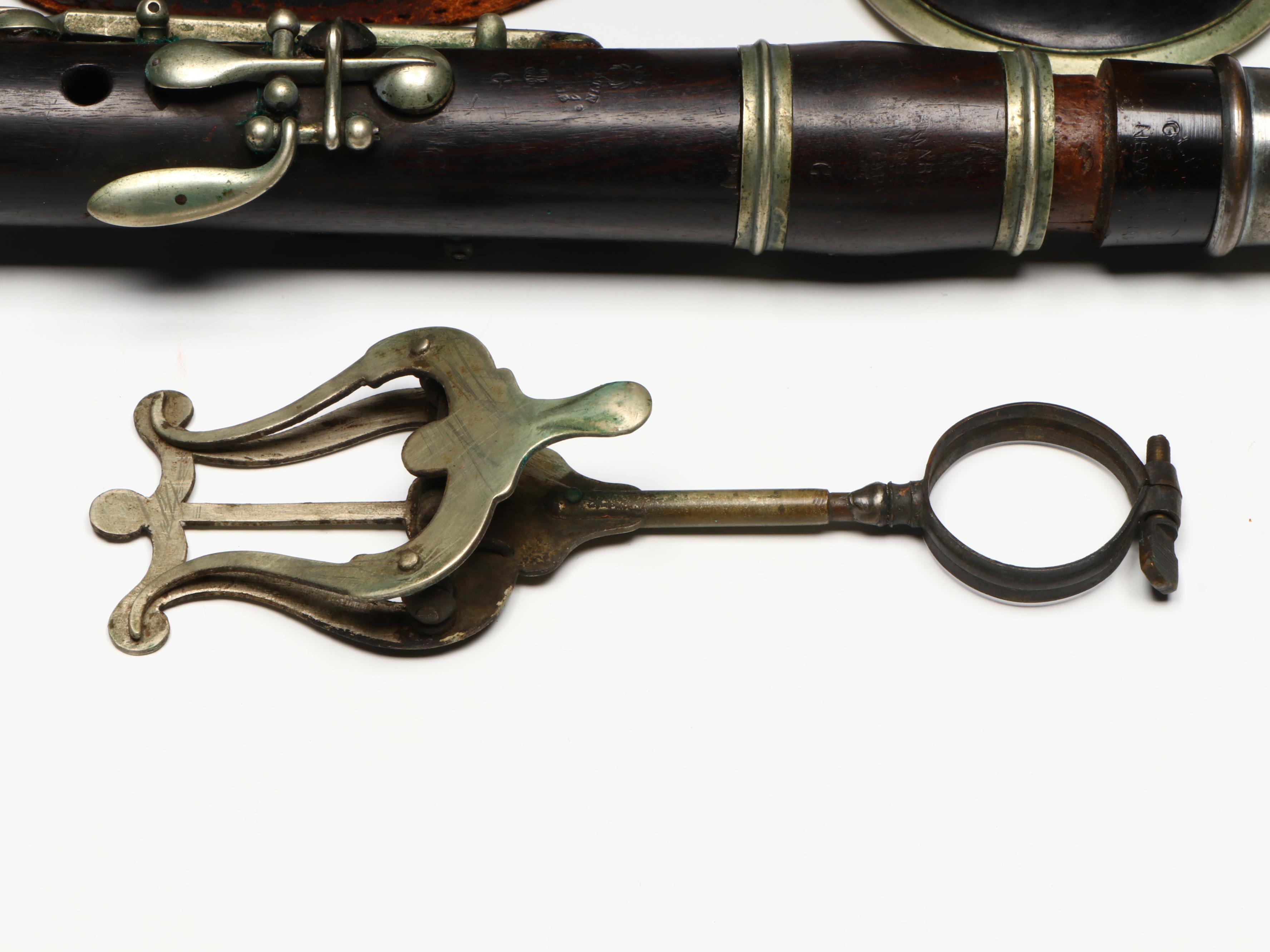 Martin Wood and Metal Clarinet with Leather Case