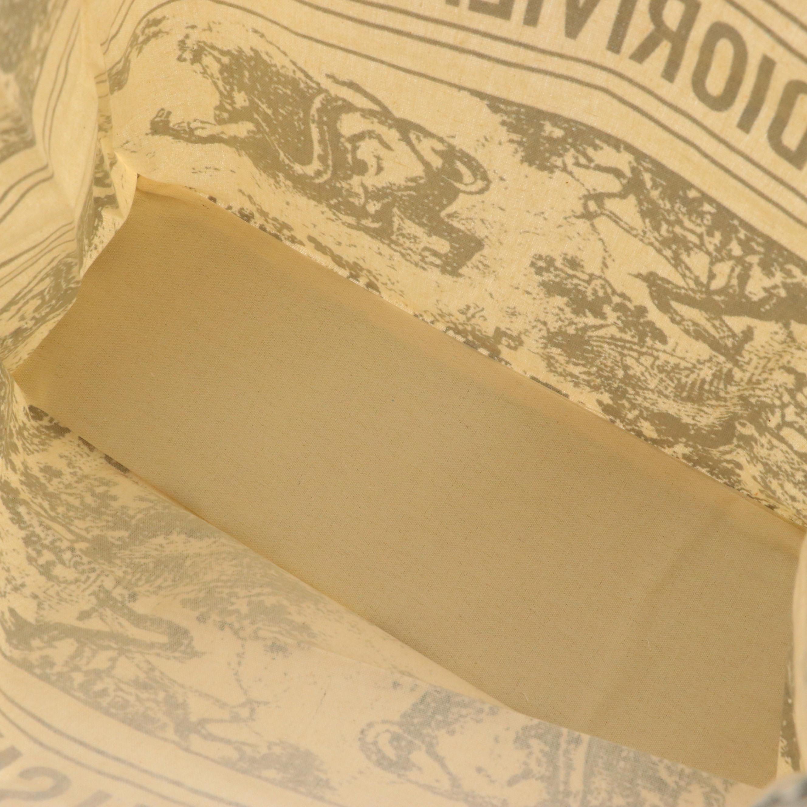 Christian Dior Promotional Dark Blue Dioriviera Toile Canvas Shopper Tote