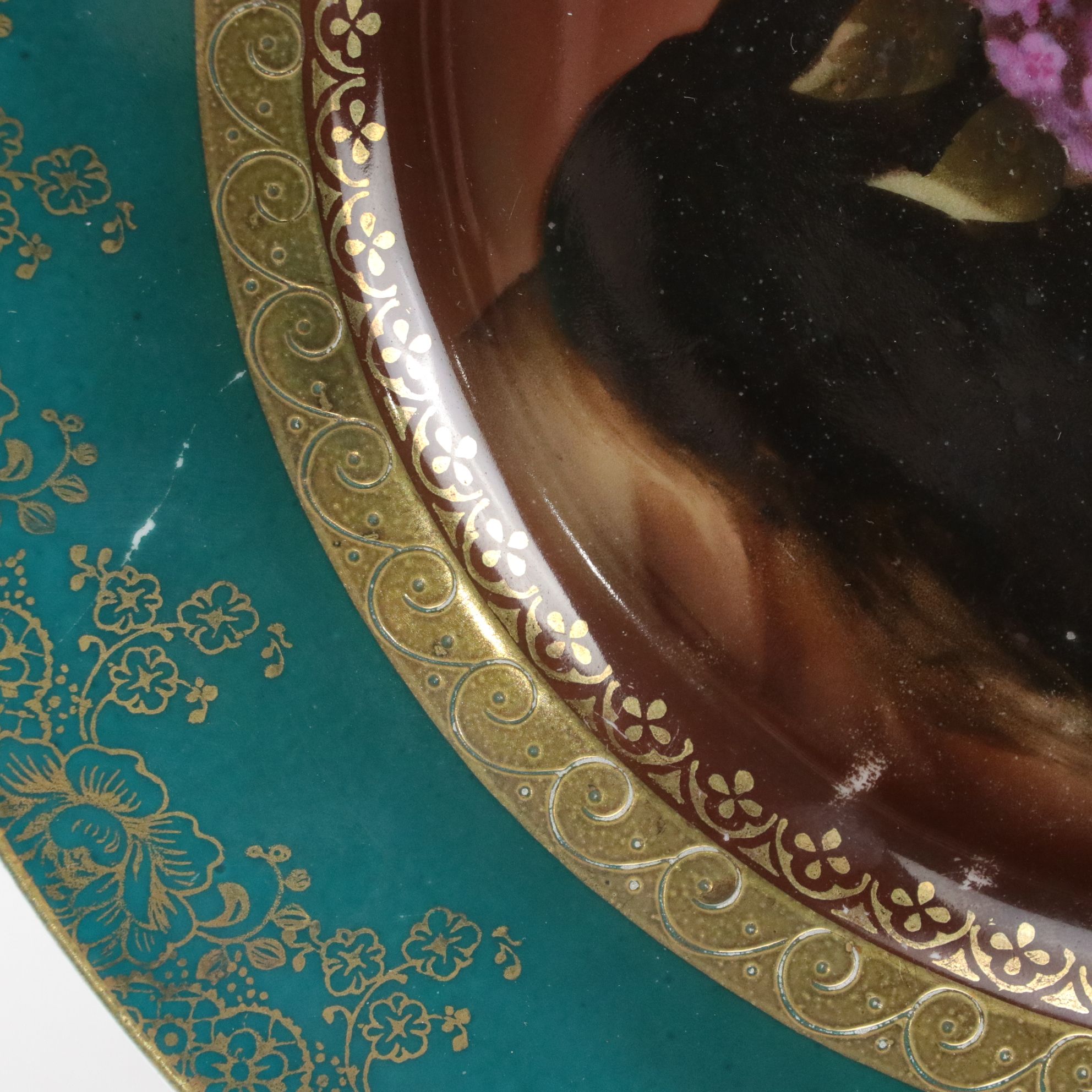 Royal Vienna Portrait Plate of Victorian Woman