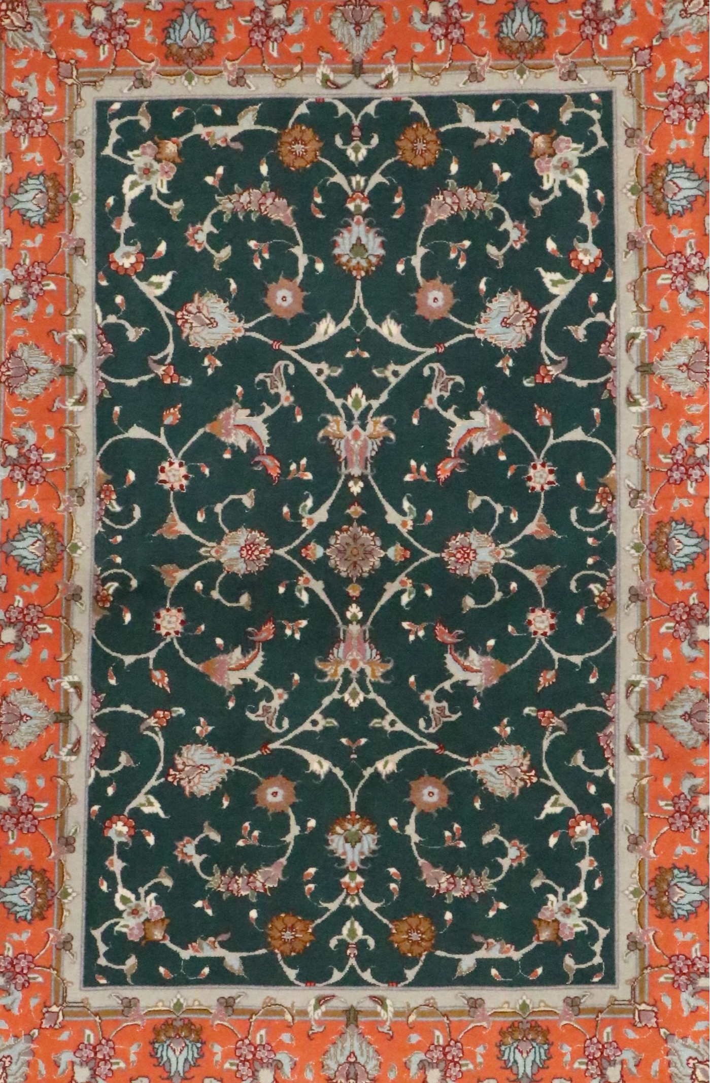 3'3 x 5'1 Hand-Knotted Persian Tabriz Area Rug