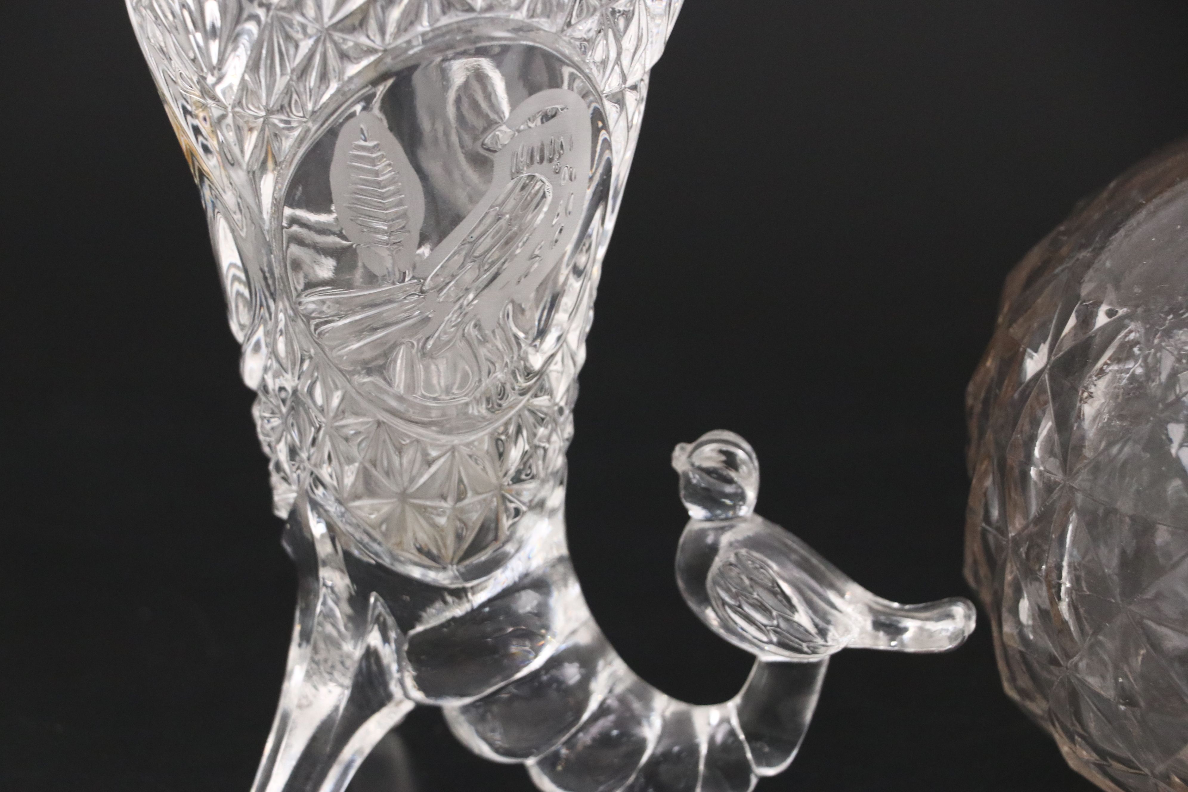 Tiffany & Co. for Seagram Glass Decanter with Other Glass Tableware