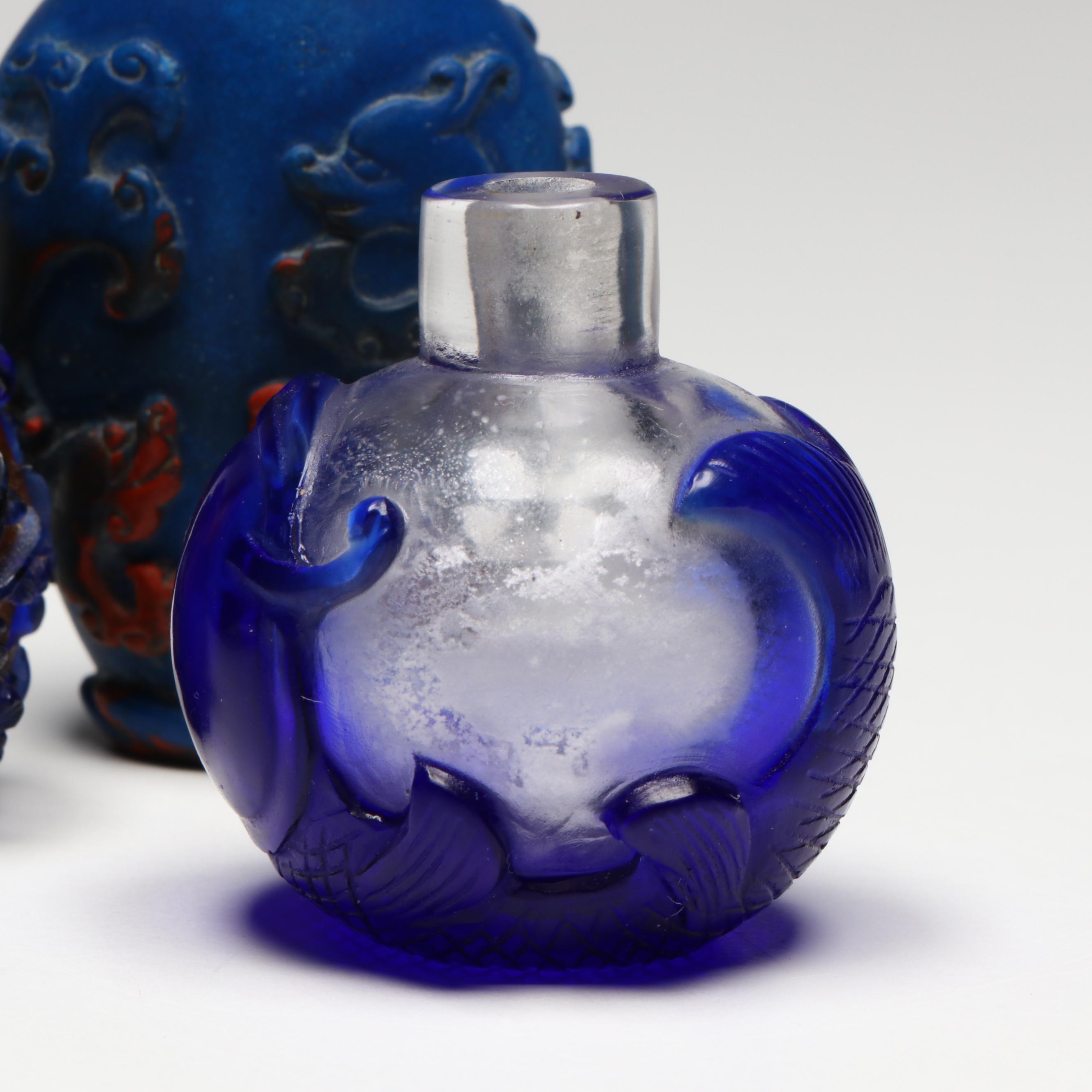 Chinese Peking Glass Snuff Bottles