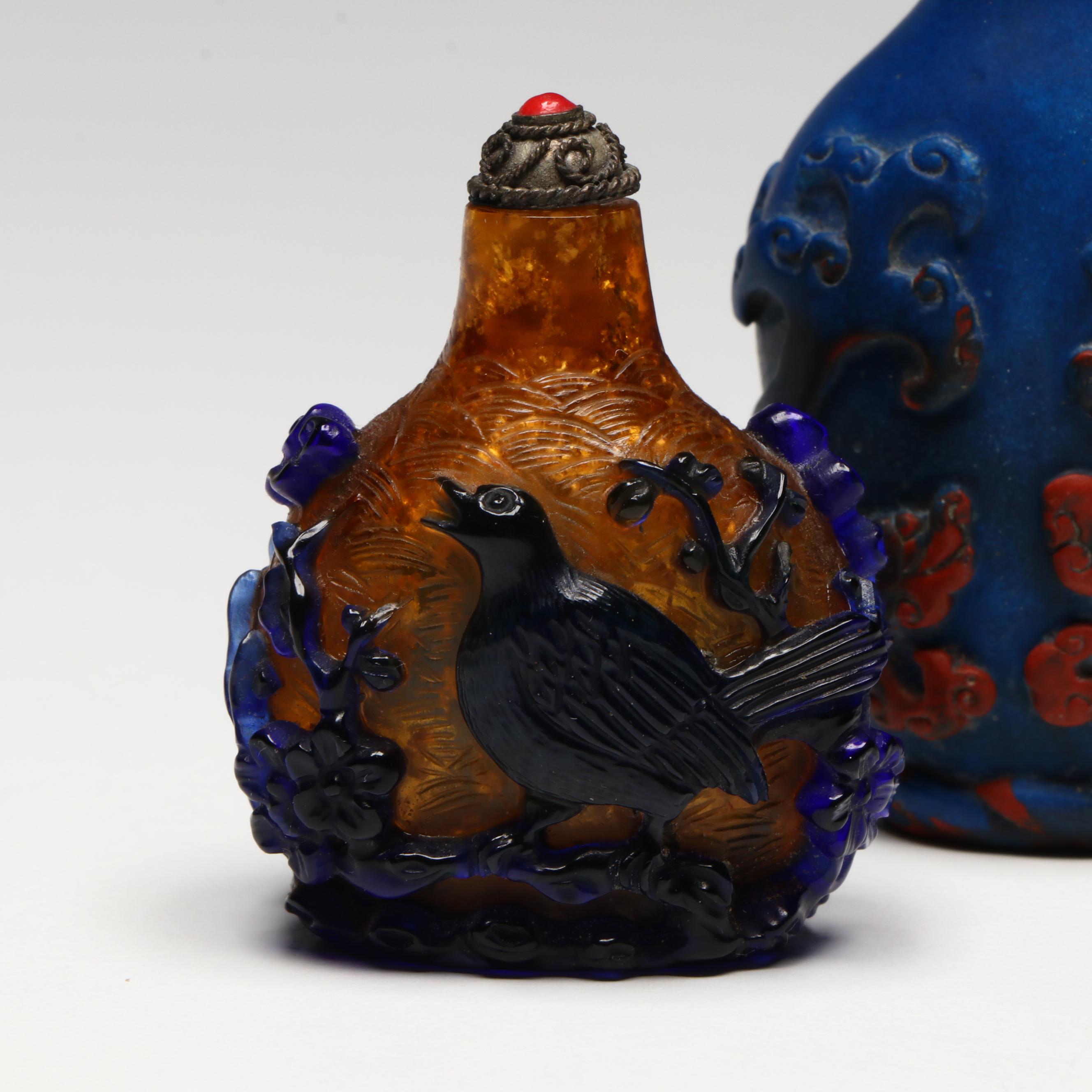 Chinese Peking Glass Snuff Bottles