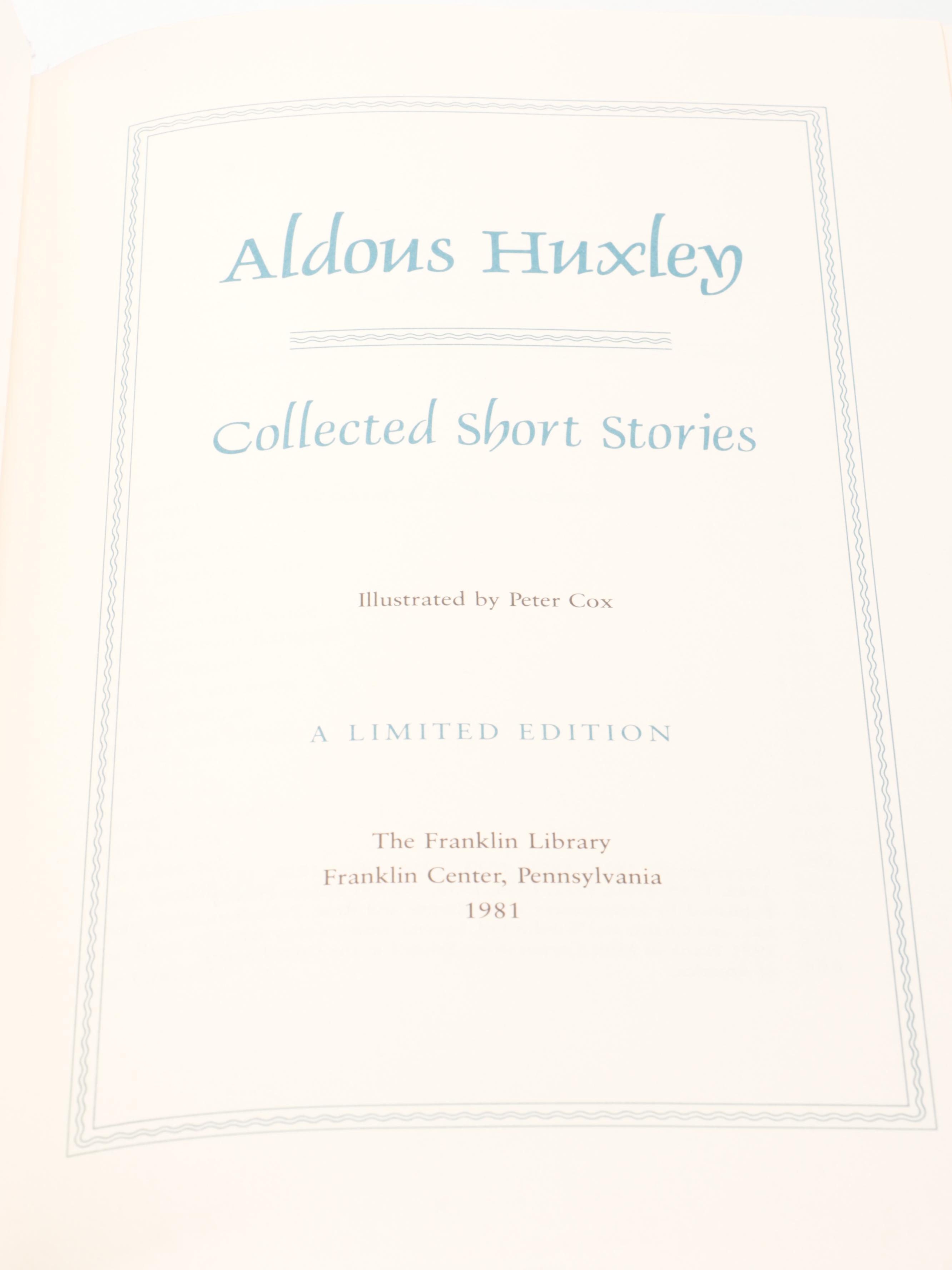 Franklin Library "Humboldt's Gift" by Saul Bellow and More Literary Classics