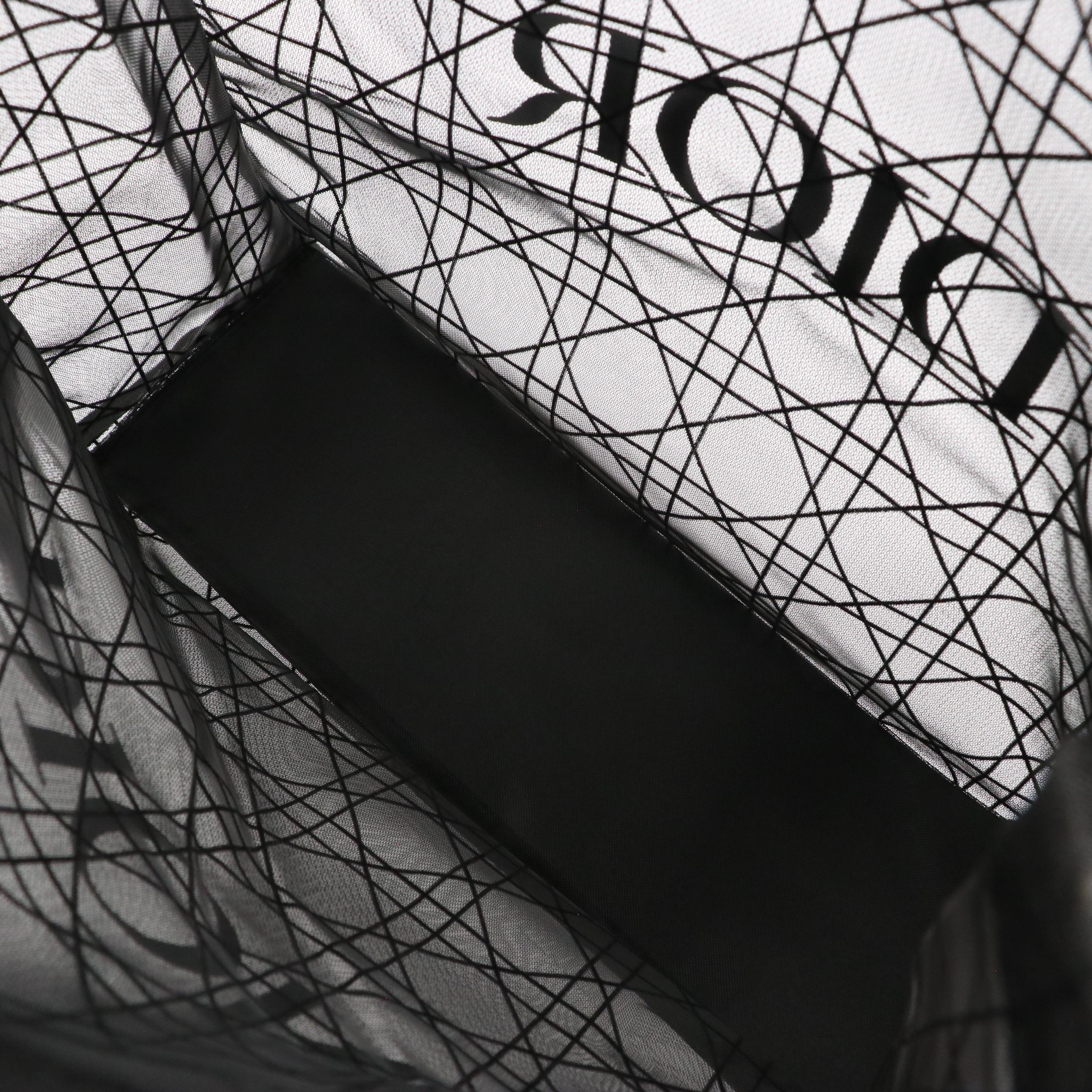 Christian Dior Parfums Black Cannage Mesh Tote