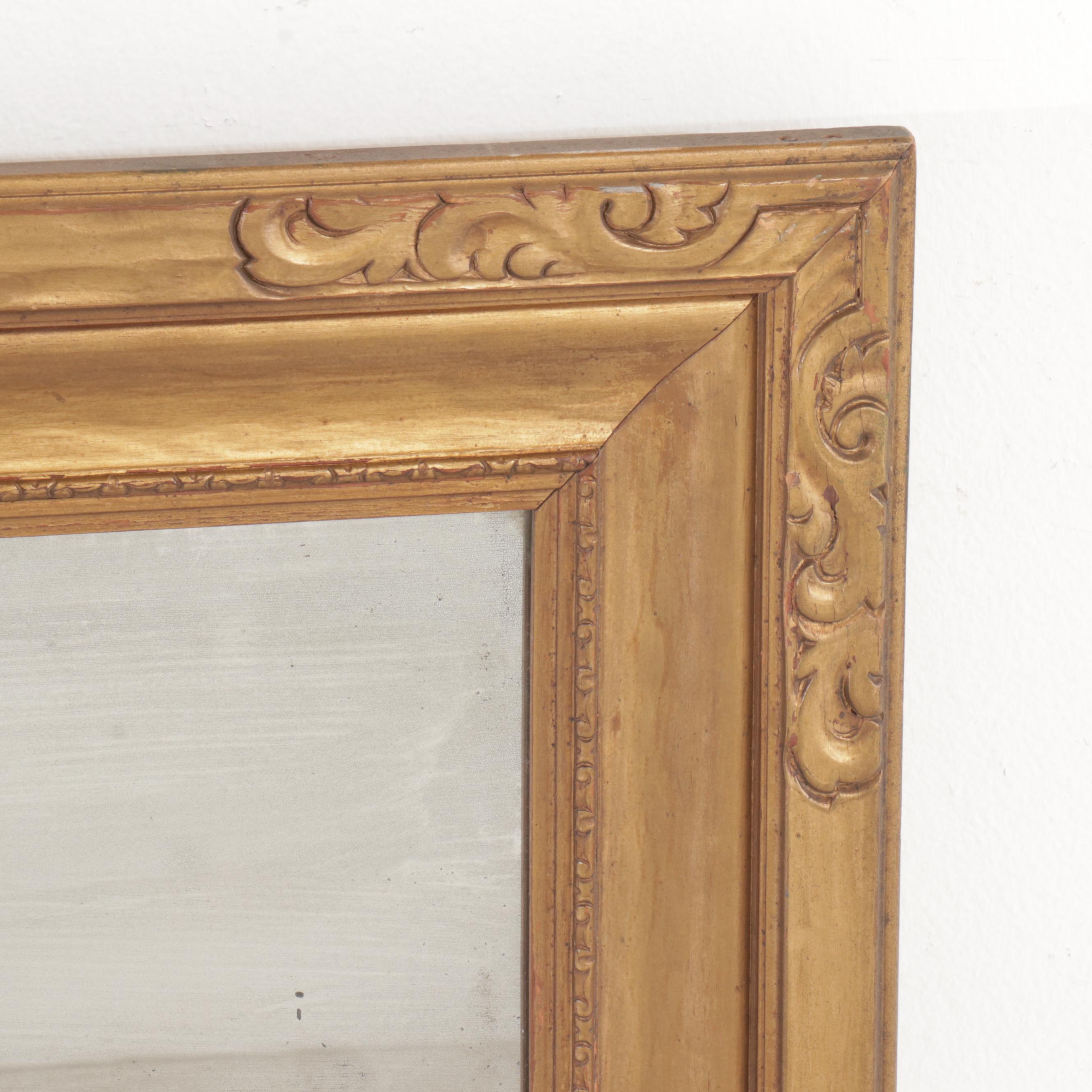 Giltwood Framed Wall Mirror, 20th Century