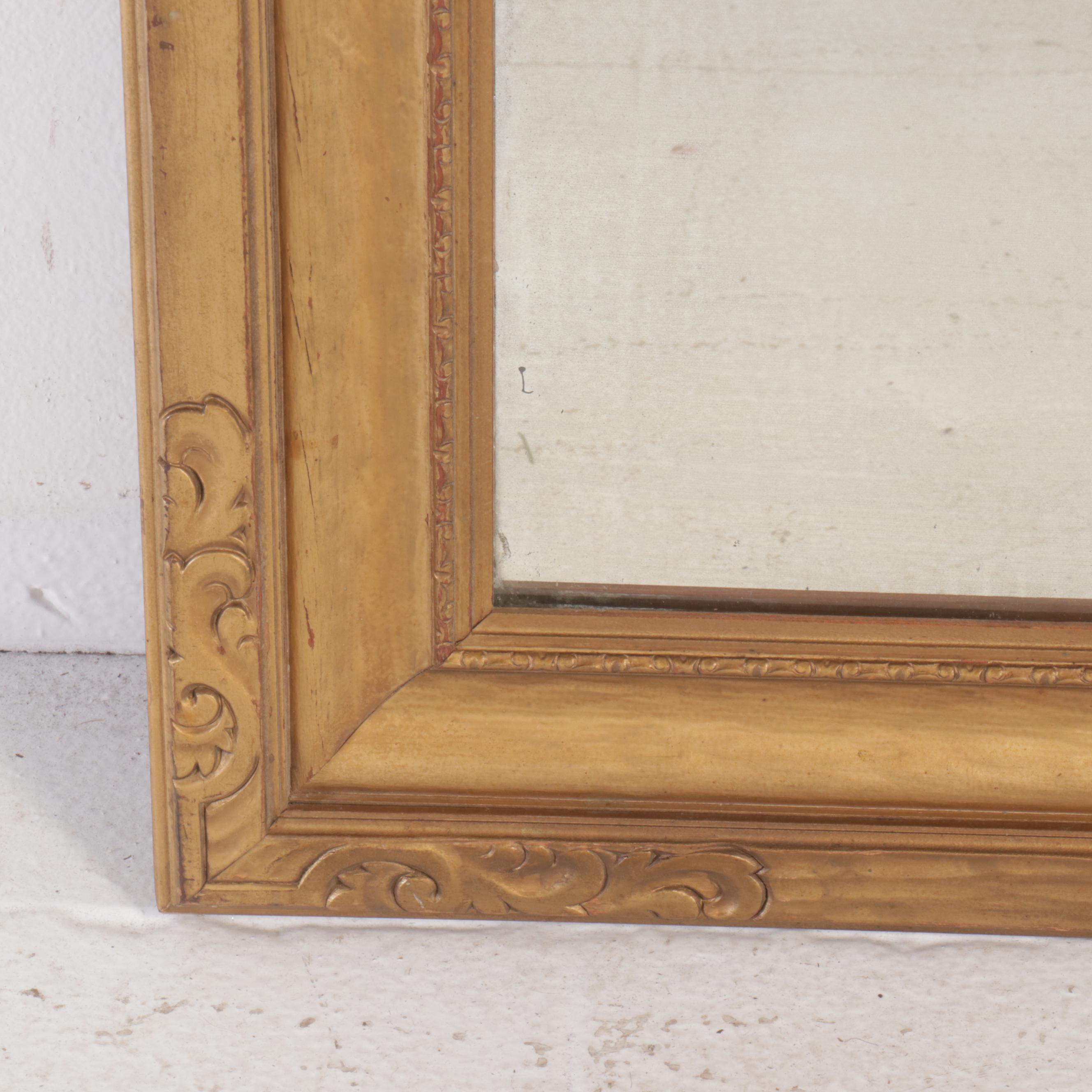 Giltwood Framed Wall Mirror, 20th Century