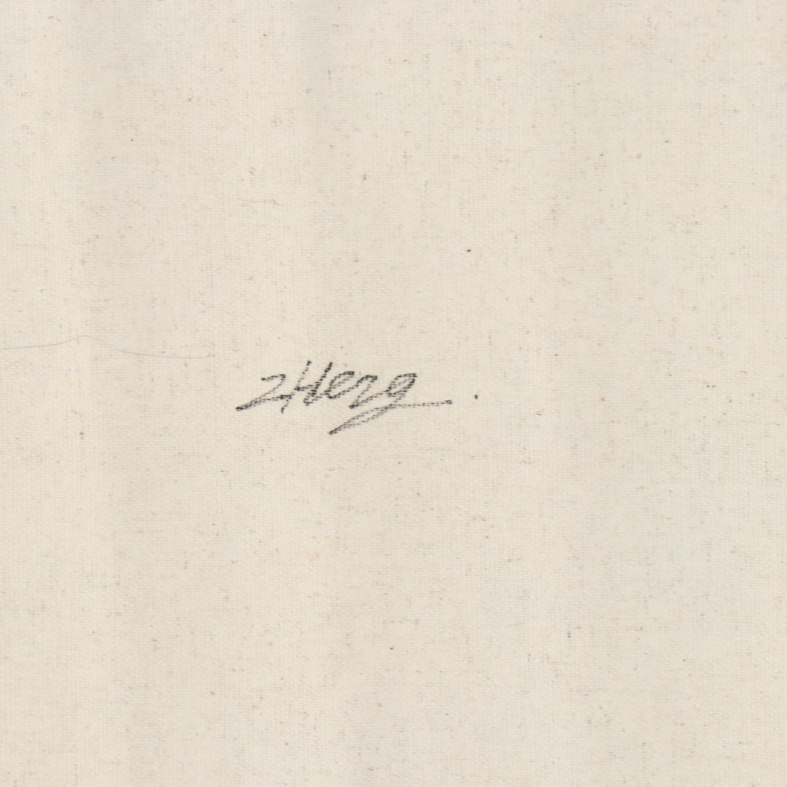 Zheng Abstract Oil Painting, 21st Century