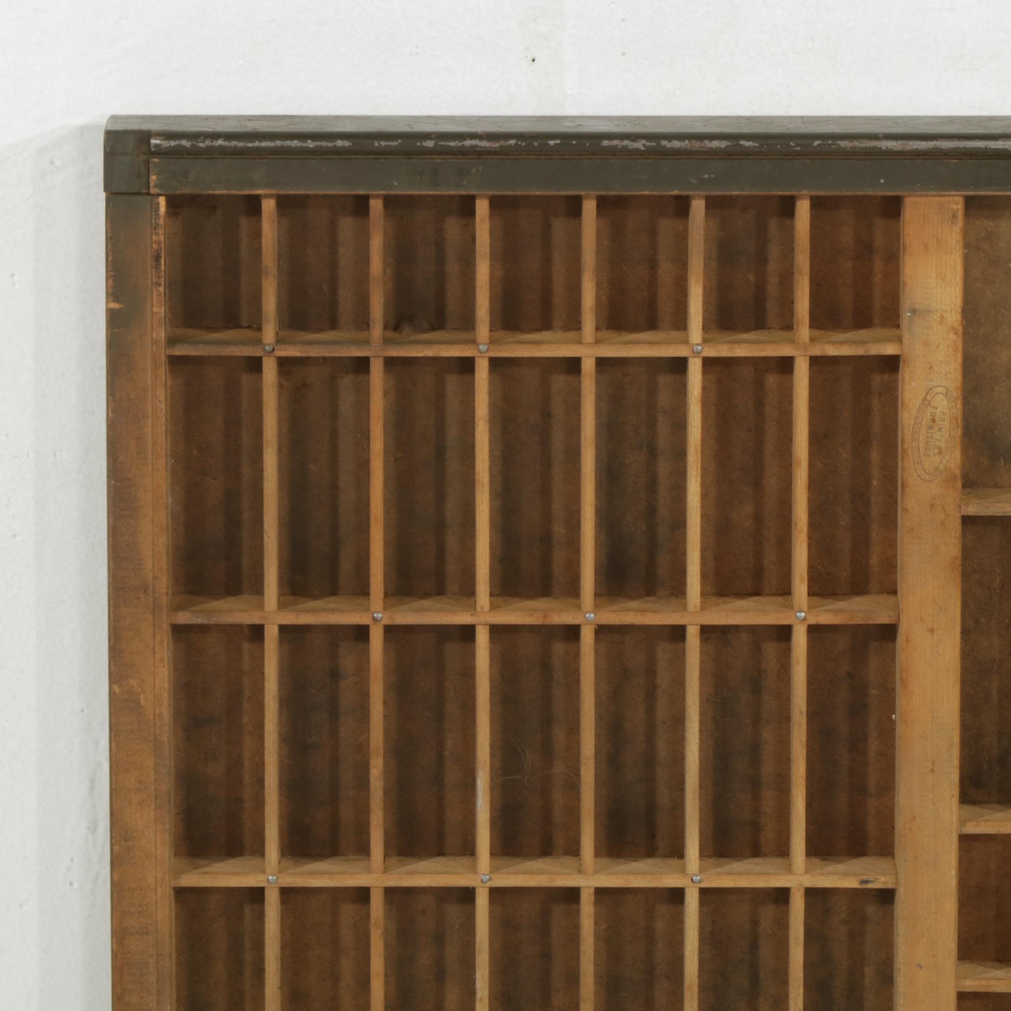 Thompson Cabinet Company Printer's Drawer, Early 20th Century