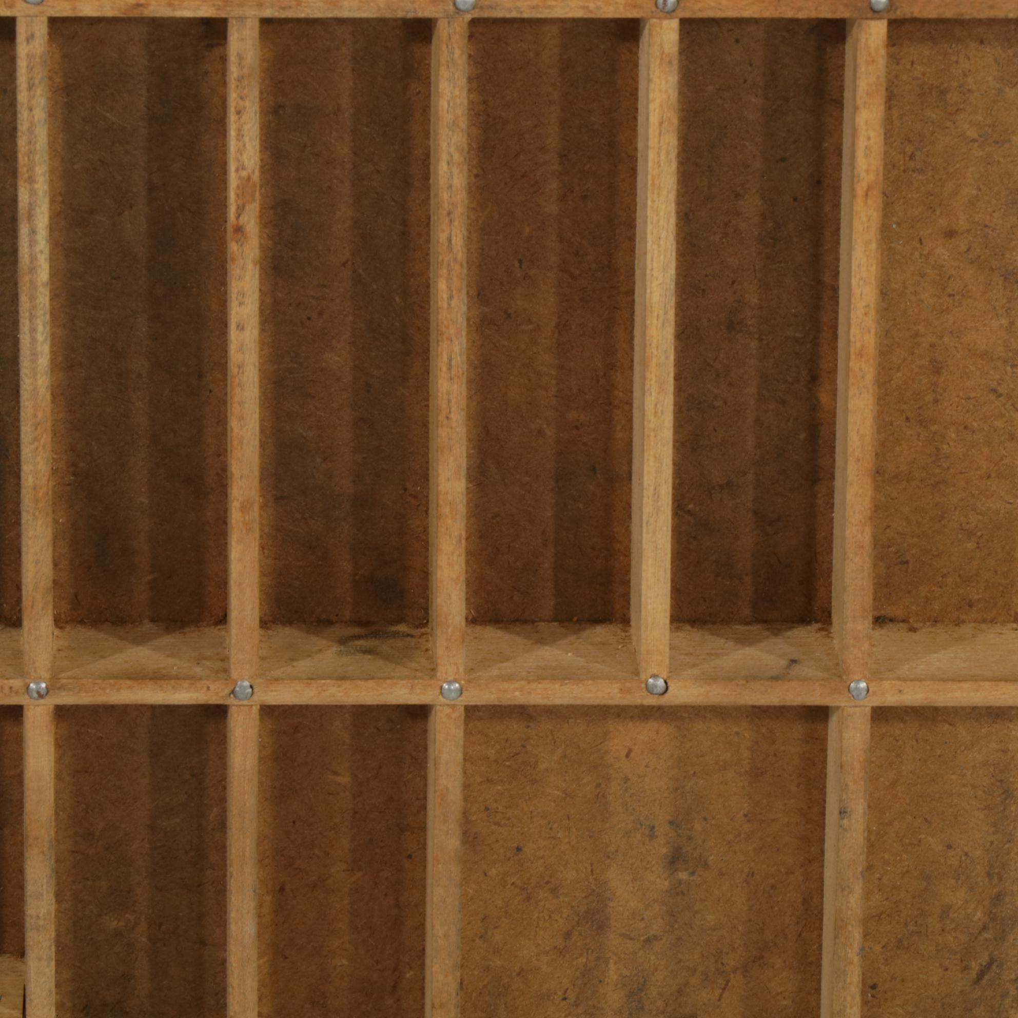 Thompson Cabinet Company Printer's Drawer, Early 20th Century