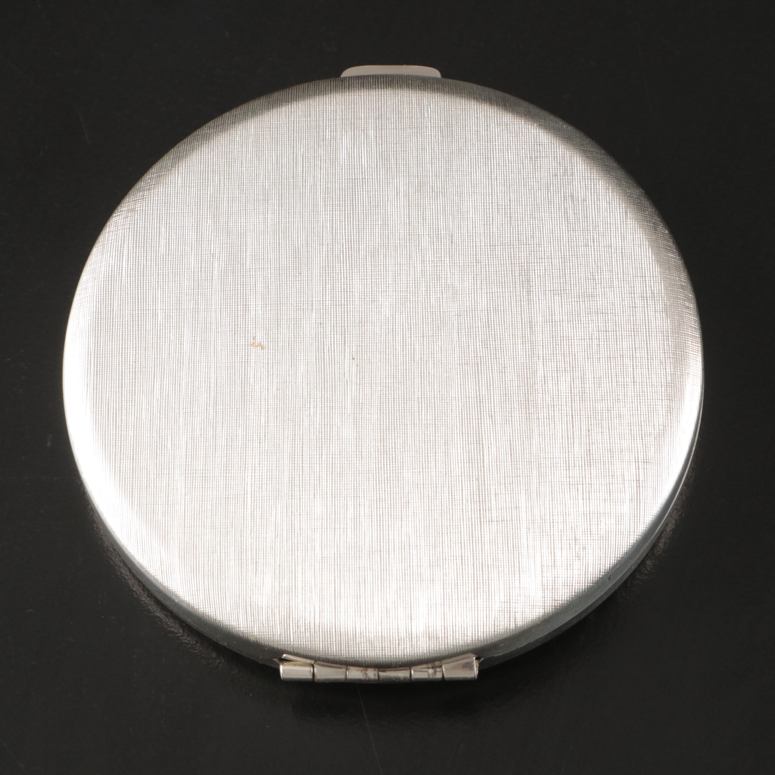 Boots Pure Drug Company Sterling Perfume Bottle with Cut Glass Vanity Boxes