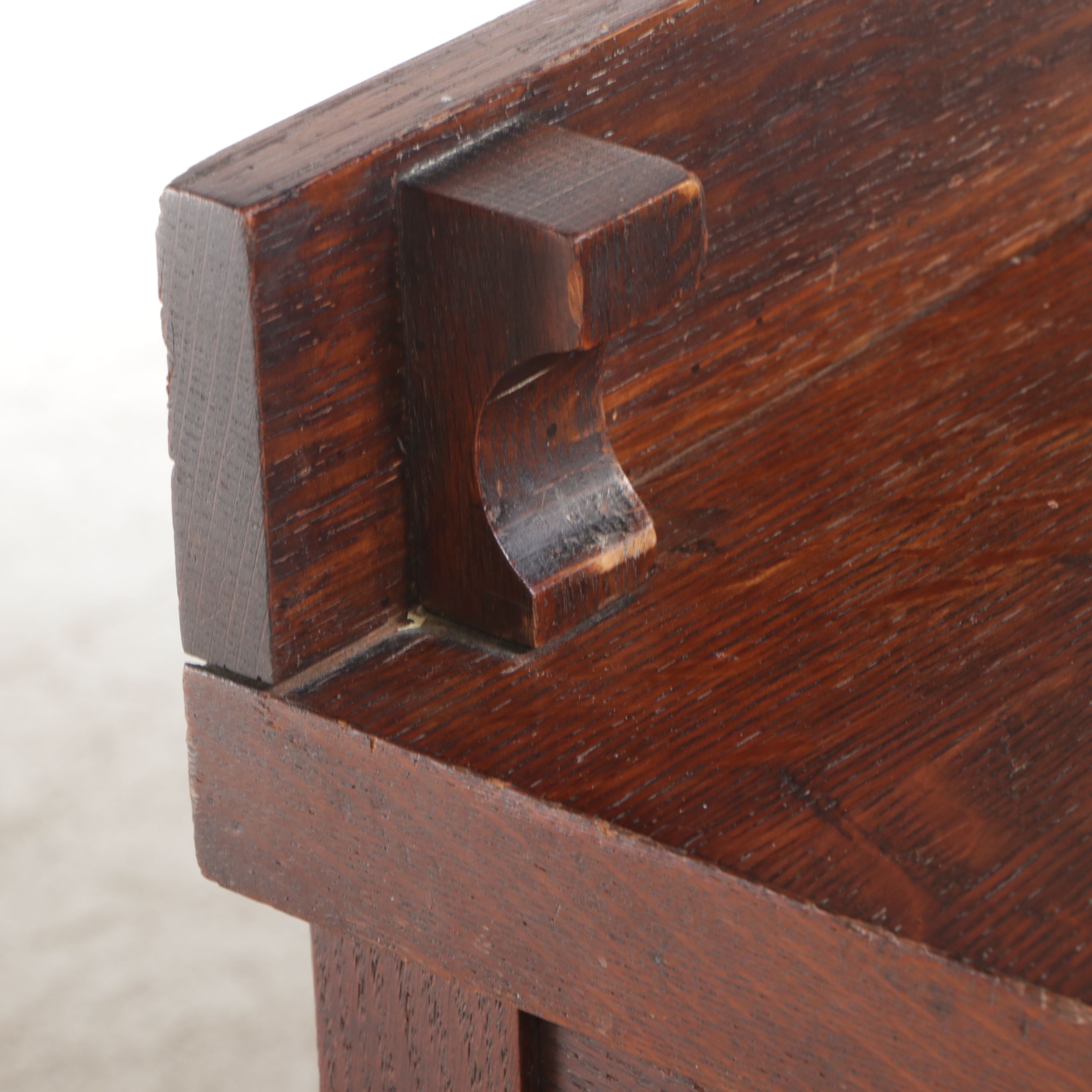 Mission Style Quartersawn Oak Washstand, Early 20th Century