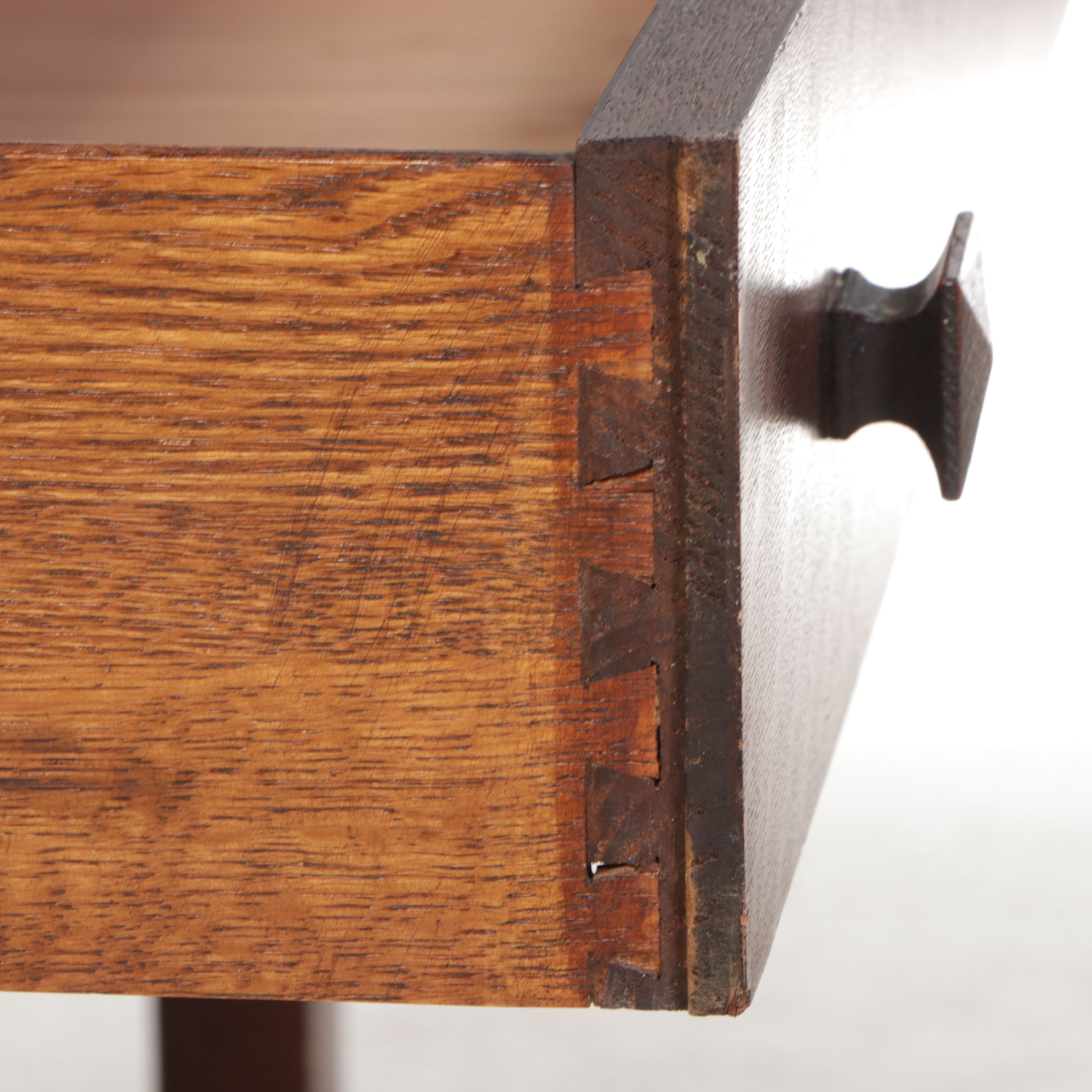 Mission Style Quartersawn Oak Washstand, Early 20th Century