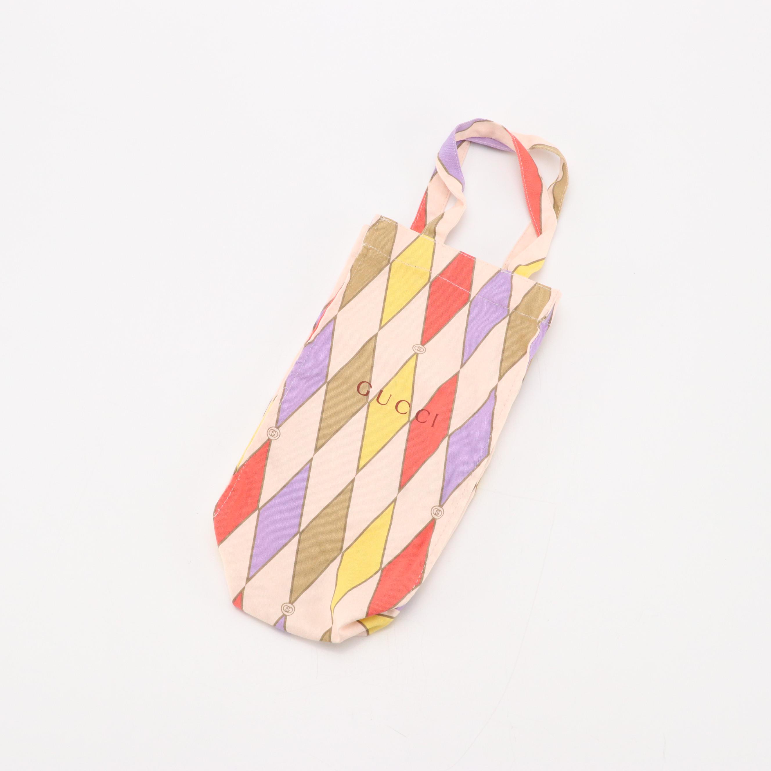 Gucci x Vogue Girl Japan Pin Set and Printed Canvas Promotional Bag