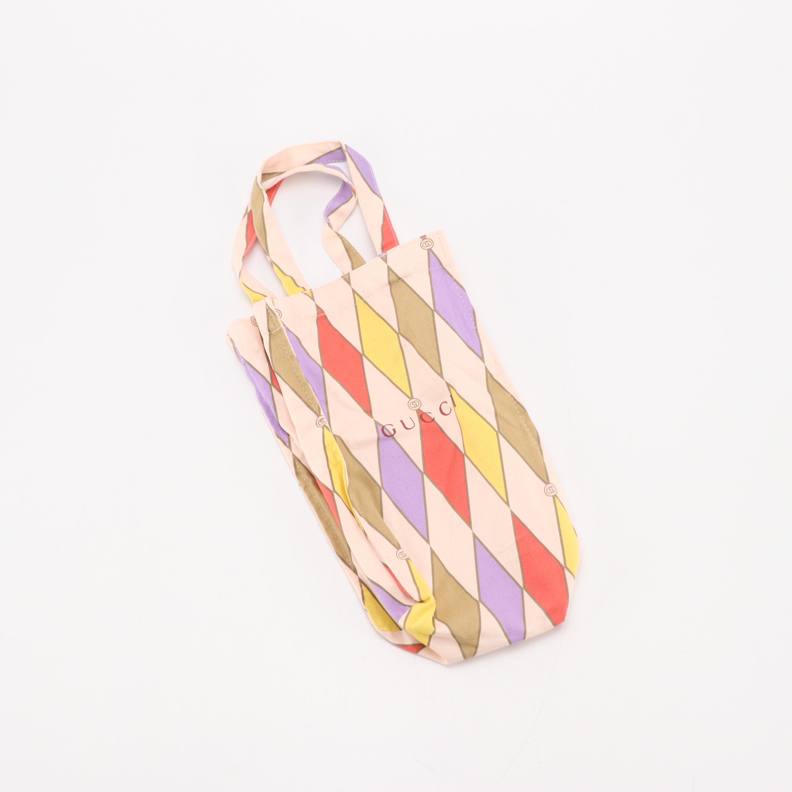 Gucci x Vogue Girl Japan Pin Set and Printed Canvas Promotional Bag