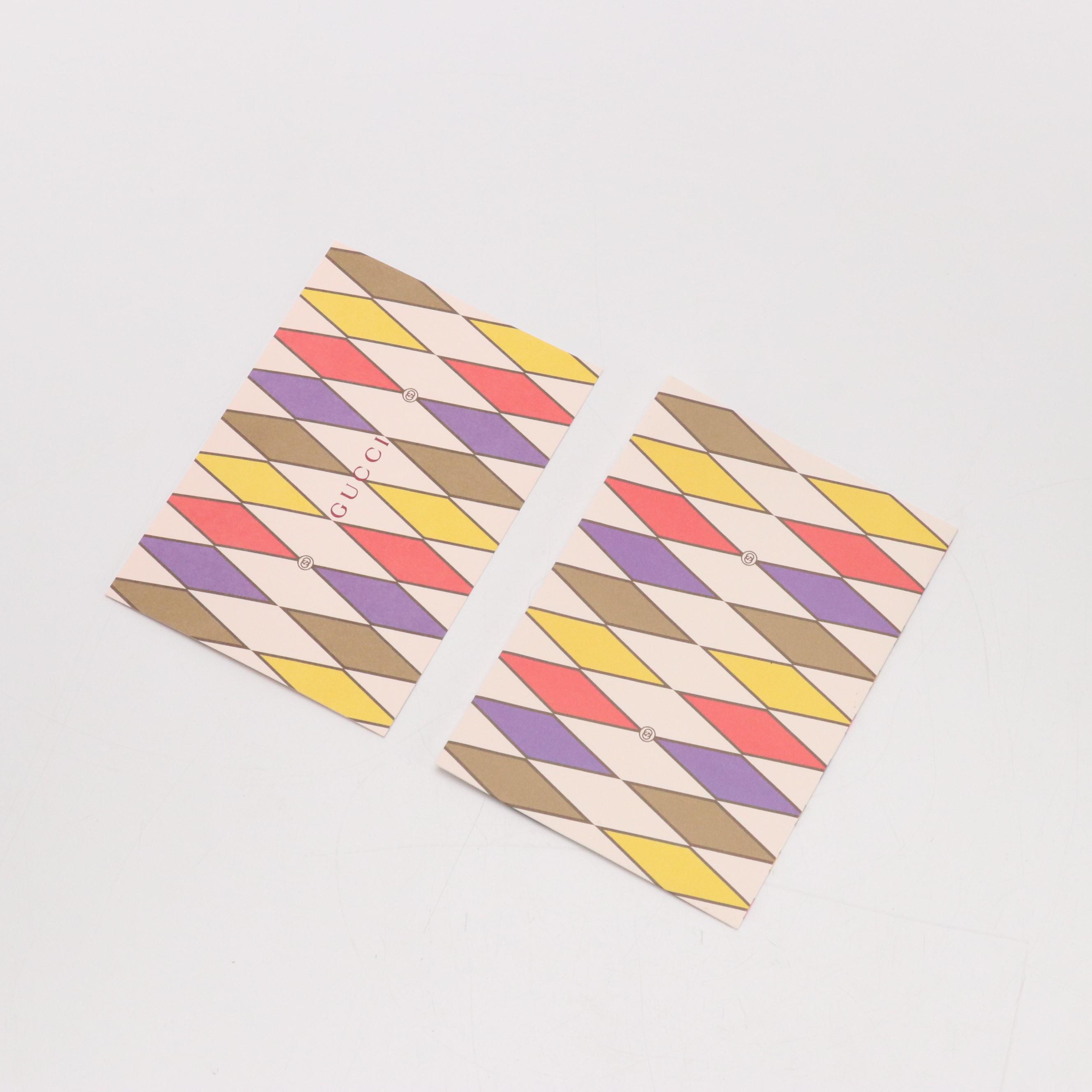 Gucci x Vogue Girl Japan Pin Set and Printed Canvas Promotional Bag