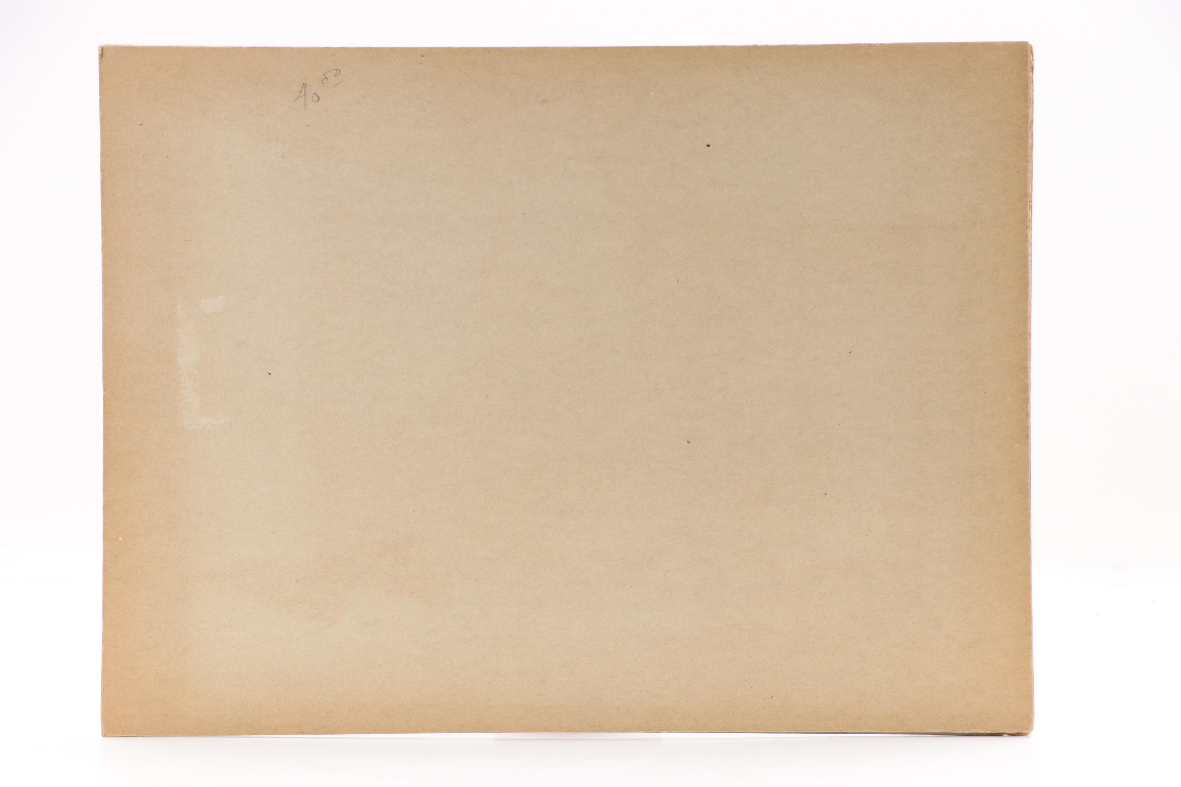 Leonard Maurer Modern Figural Ink Wash Painting, 1960