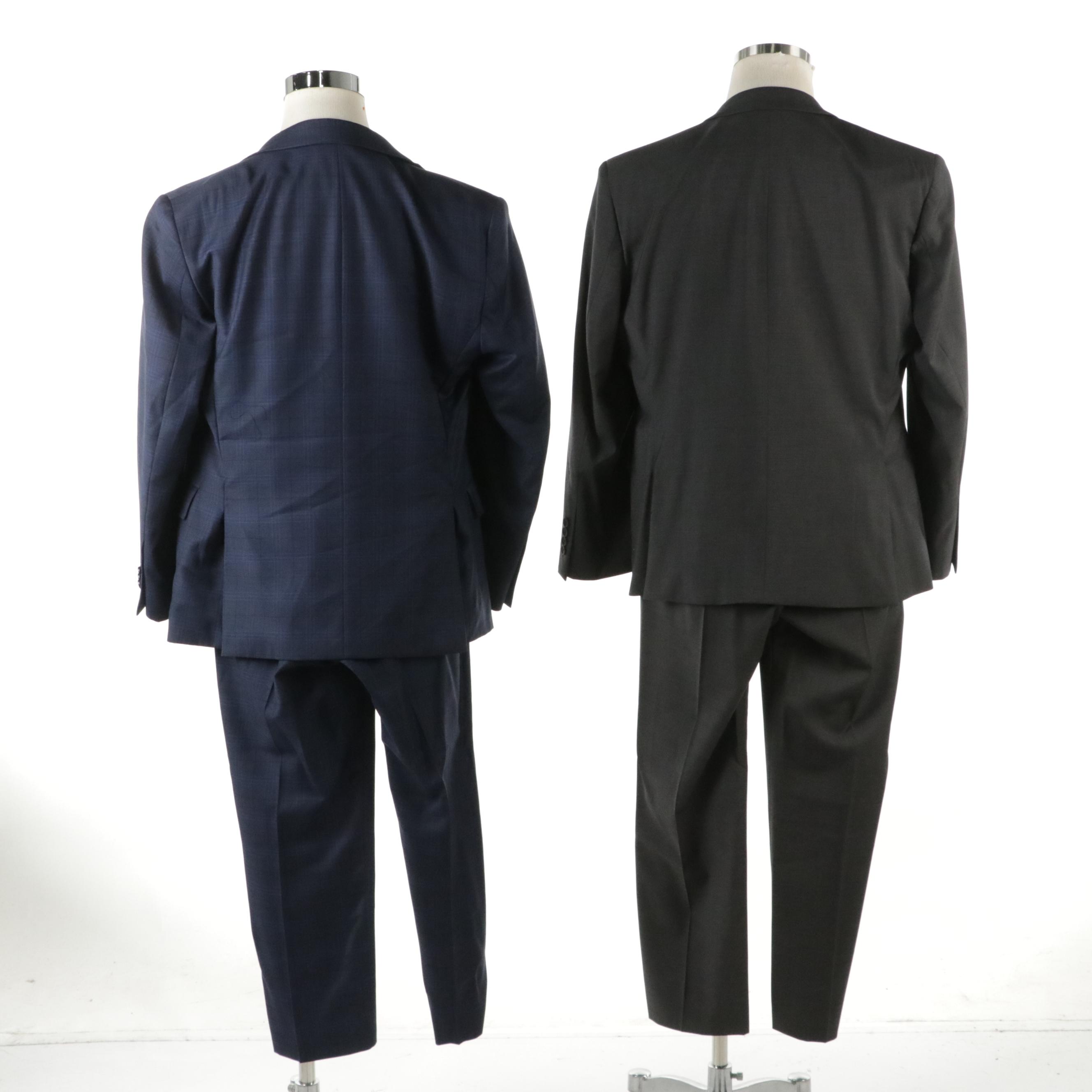 Men's Wool Blend Two-Piece Suits from Awearness Kenneth Cole and Joseph Abboud