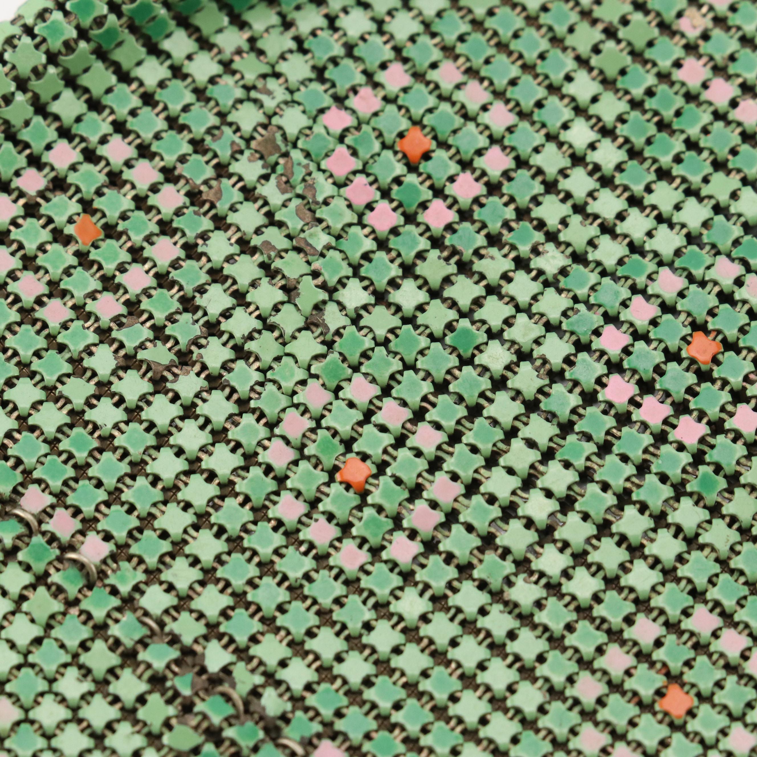 Whiting & Davis Enamel Armor Mesh Evening Bag, circa 1930