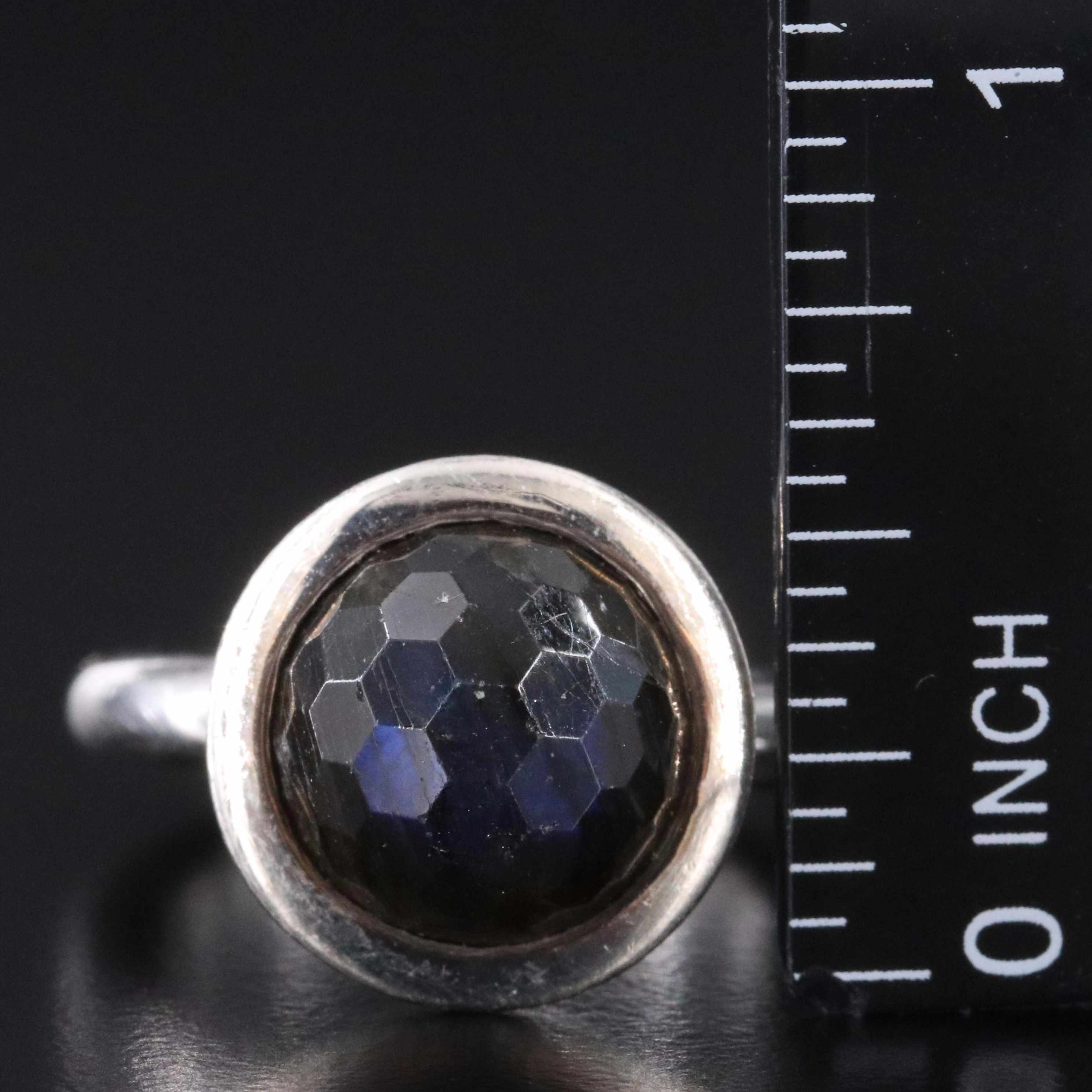 Shamila Sterling and Labradorite Ring