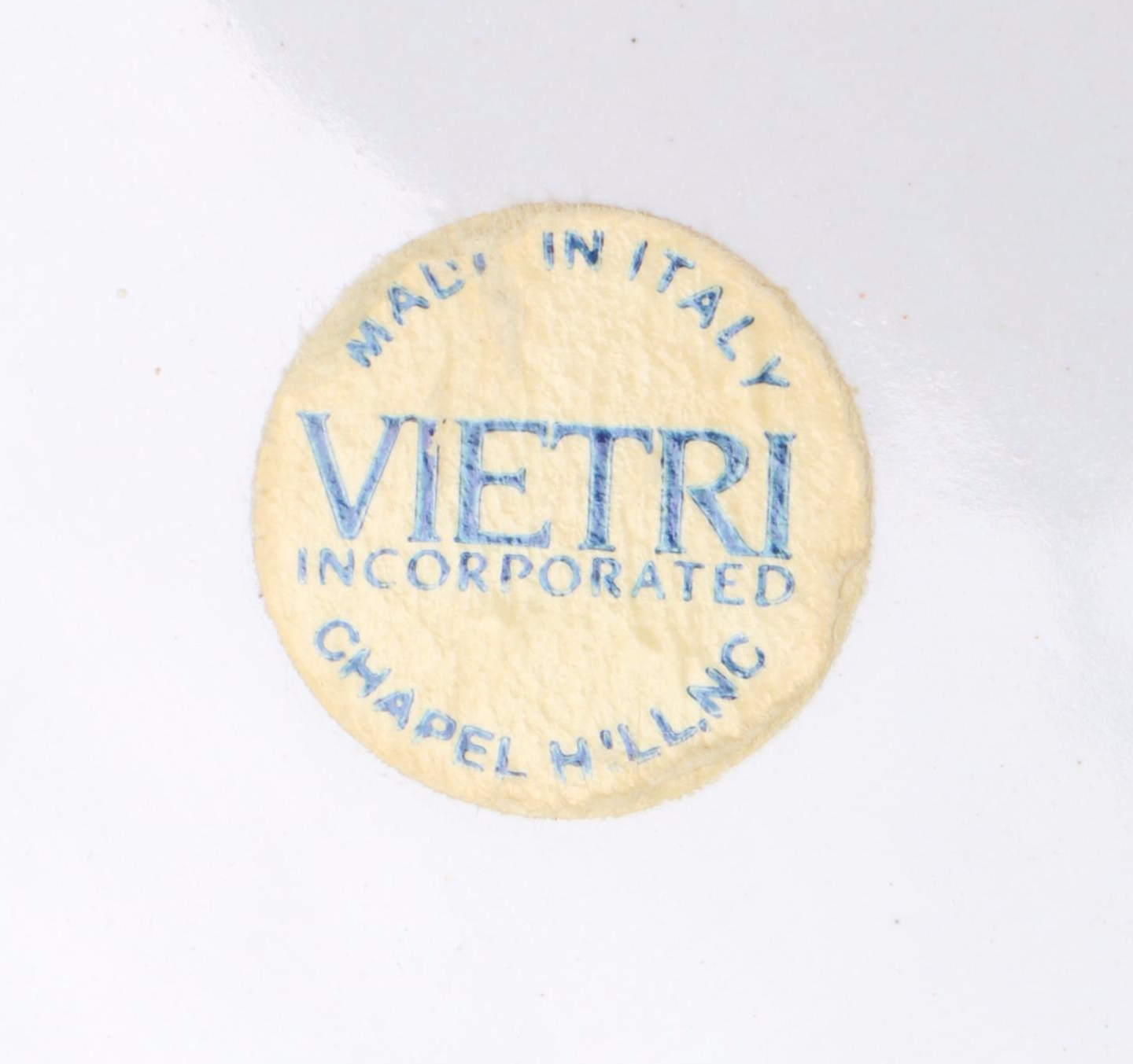 Vietri Italian Hand-Painted Ceramic Fish Platter